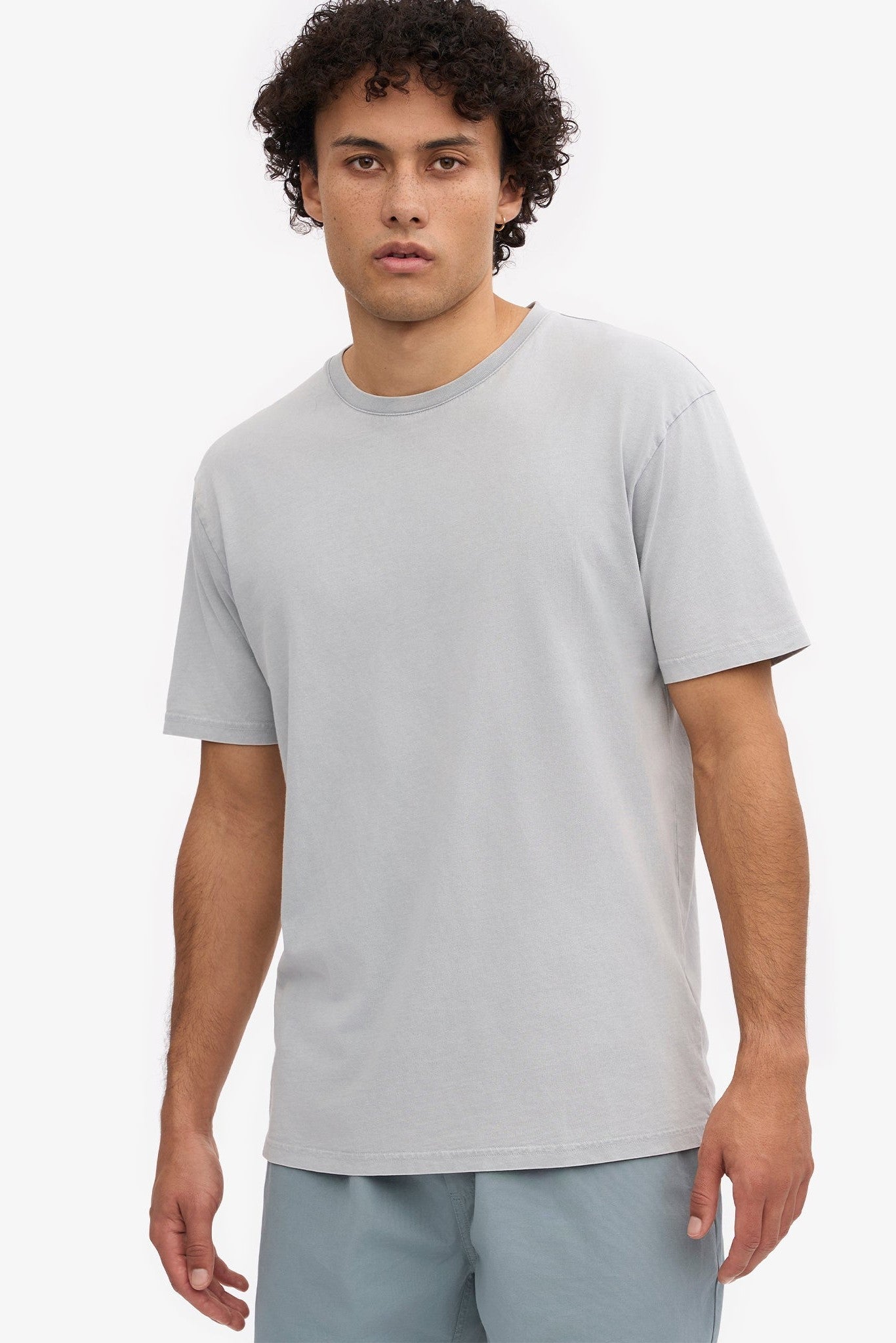 COLORFUL STANDARD - Classic Organic Tee - Faded Grey - BACKYARD