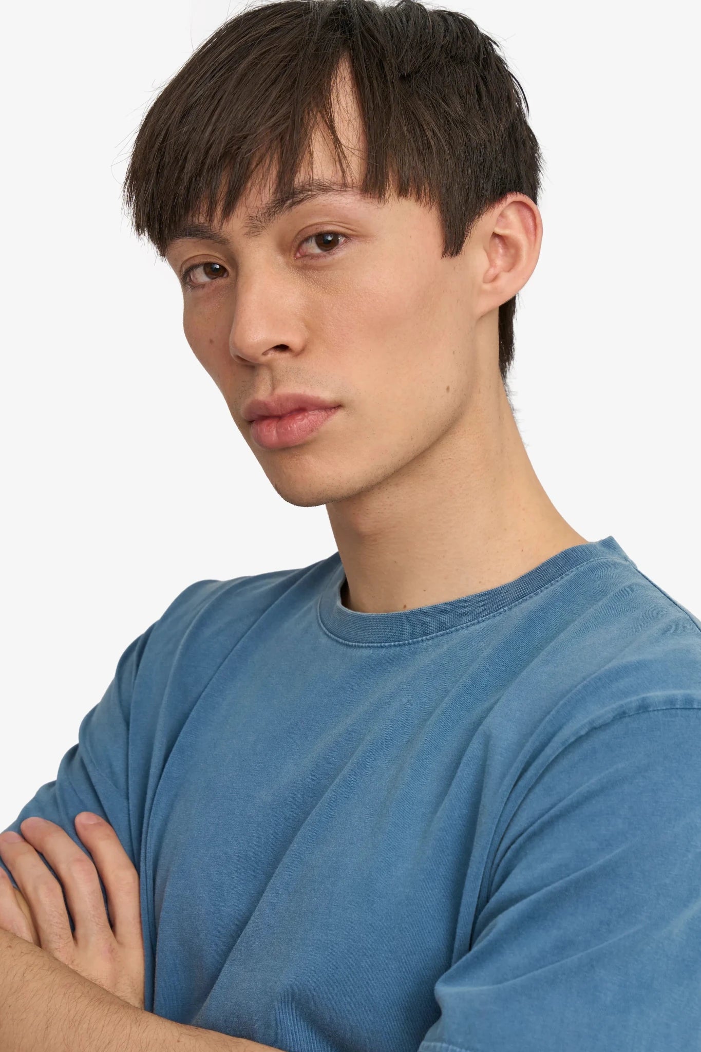 COLORFUL STANDARD - Classic Organic Tee - Faded Indigo - BACKYARD