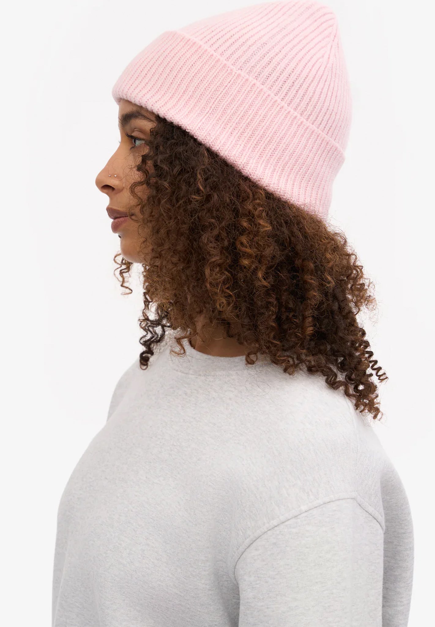 COLORFUL STANDARD - Merino Wool Beanie - Faded Pink - BACKYARD
