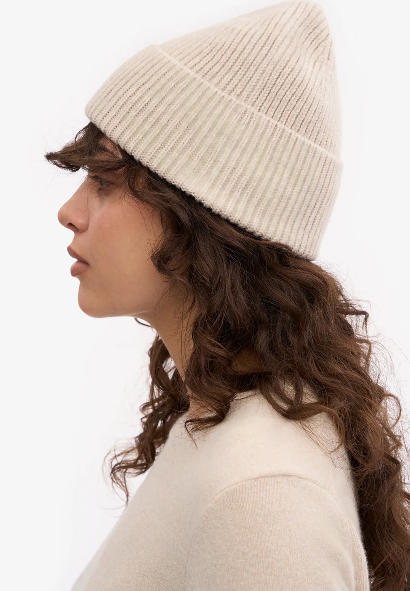 COLORFUL STANDARD - Merino Wool Beanie - Ivory White - BACKYARD