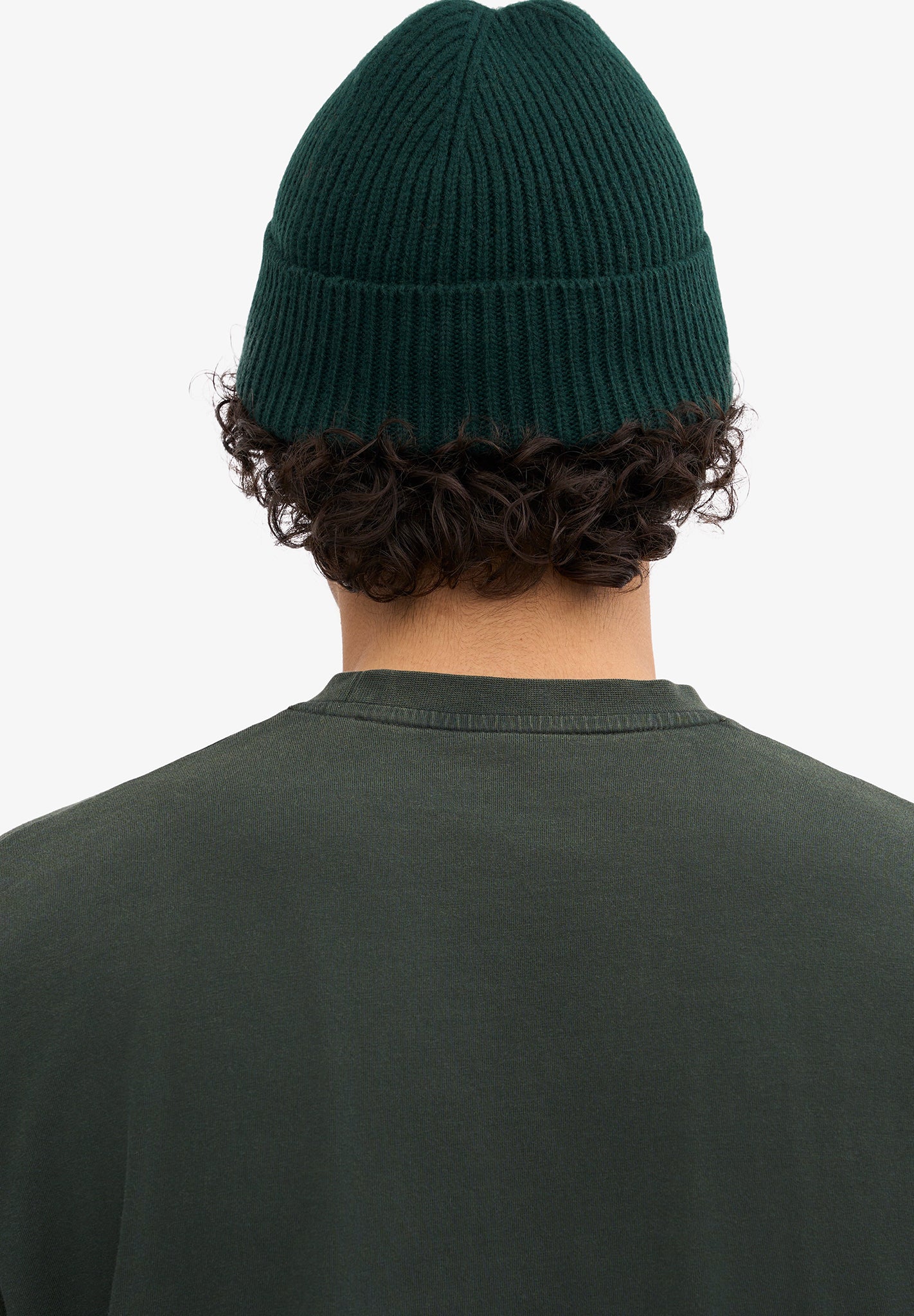 COLORFUL STANDARD - Merino Wool Beanie - Emerald Green - BACKYARD