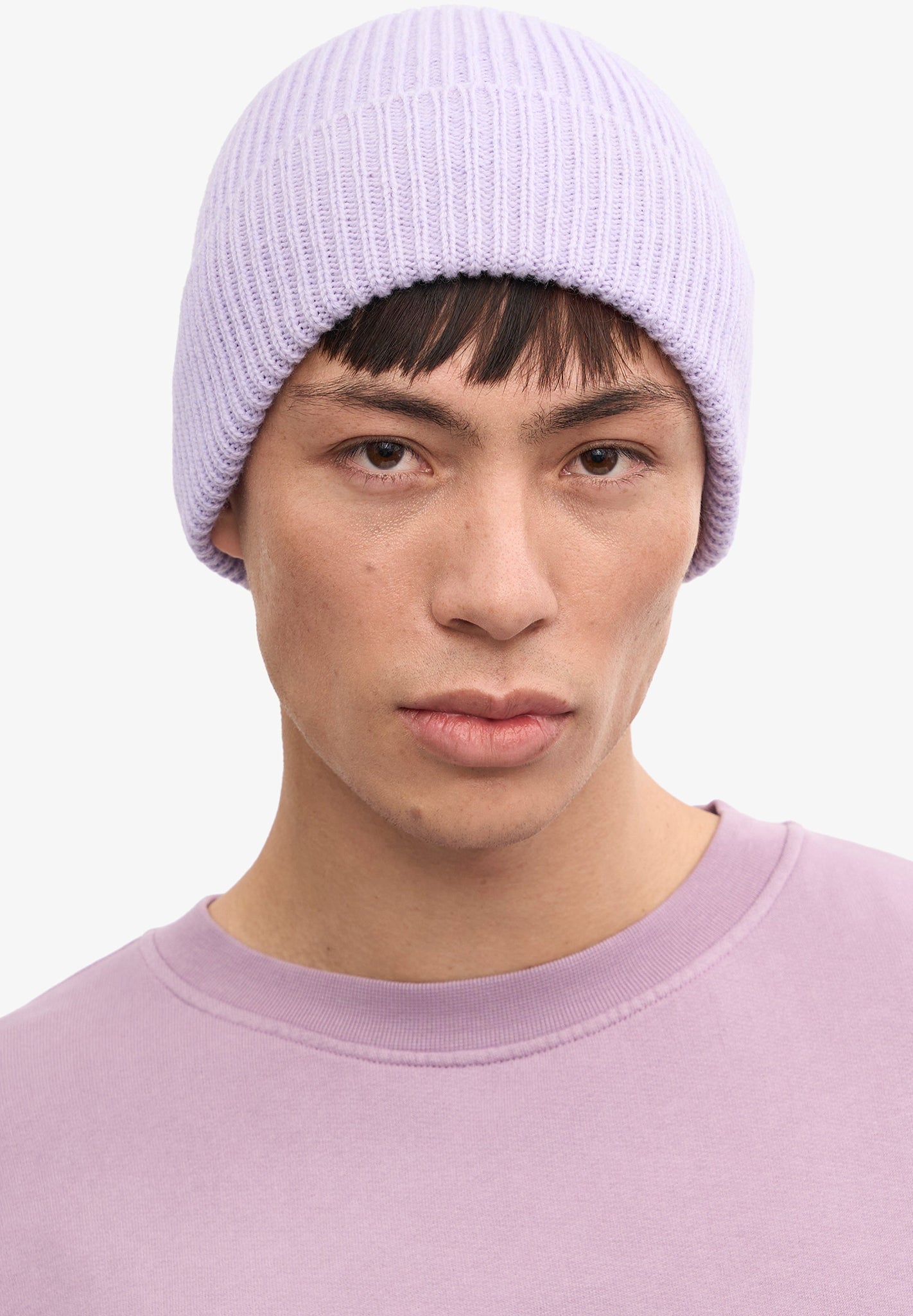 COLORFUL STANDARD - Merino Wool Beanie - Soft Lavender - BACKYARD