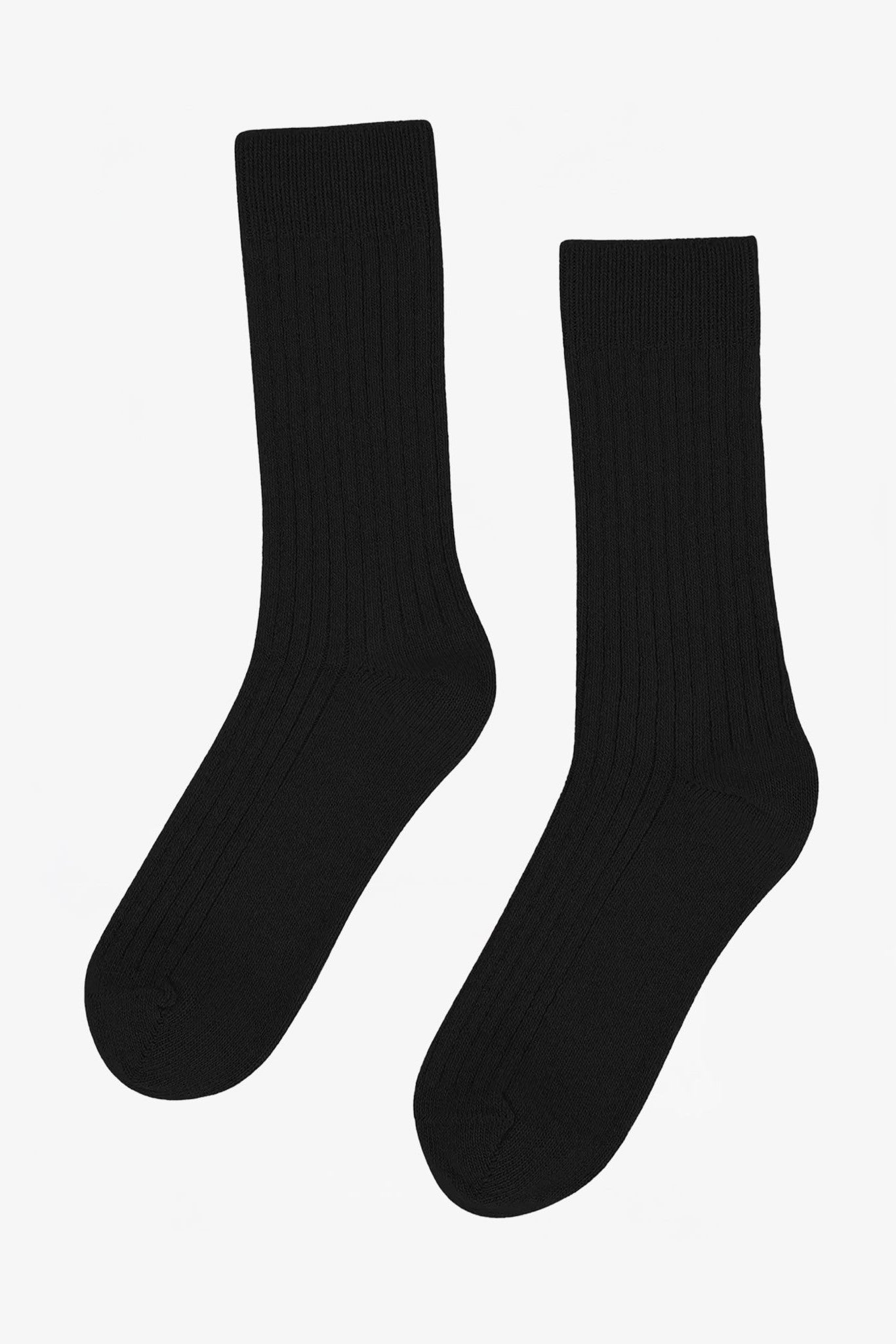 COLORFUL STANDARD - Merino Wool Blend Sock - Deep Black - BACKYARD