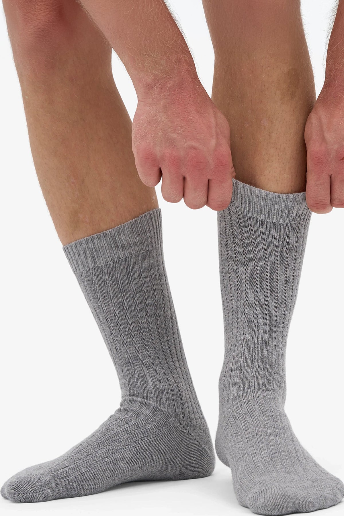 COLORFUL STANDARD - Merino Wool Blend Sock - Heather Grey - BACKYARD