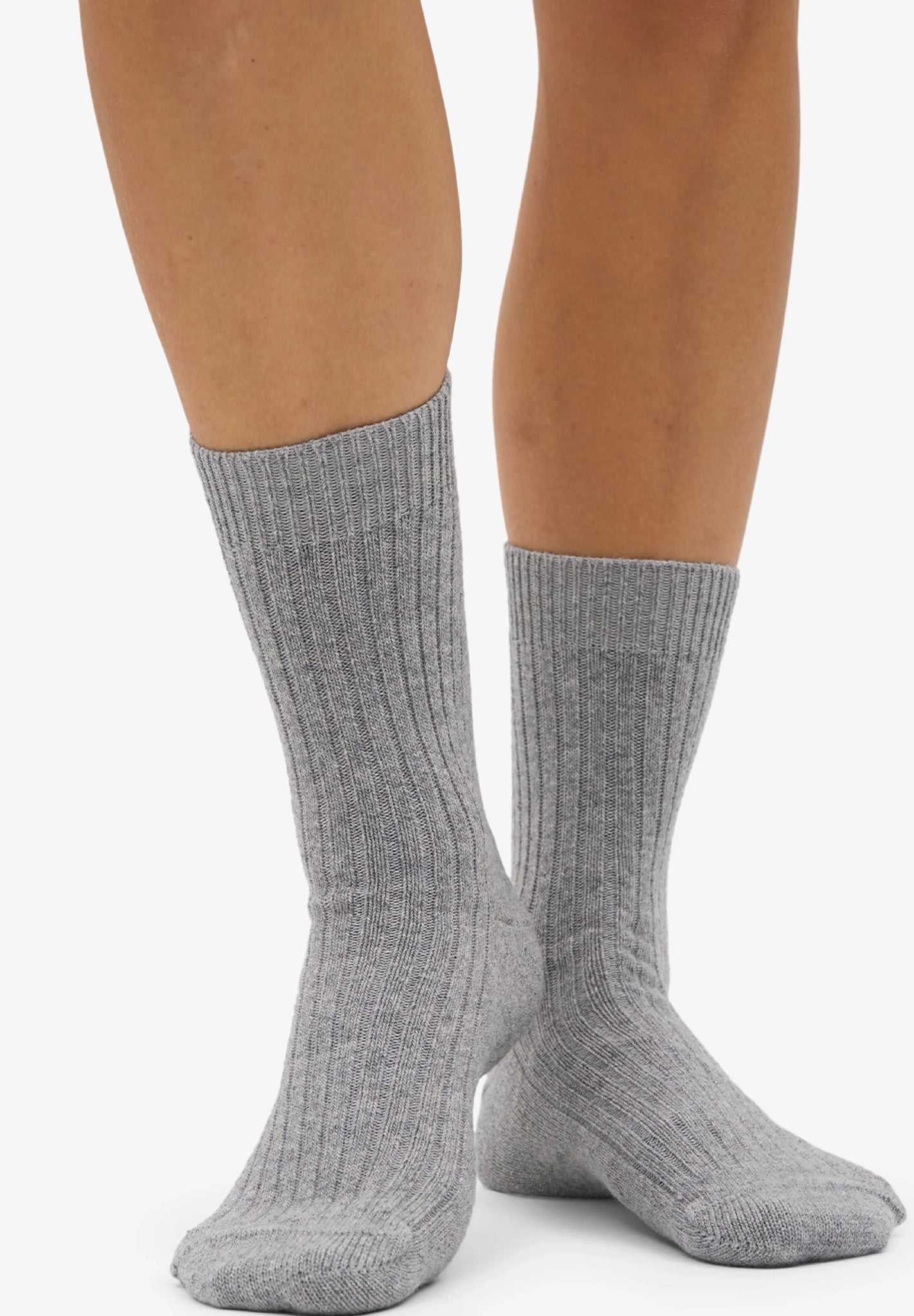 COLORFUL STANDARD - Merino Wool Blend Sock - Heather Grey - BACKYARD