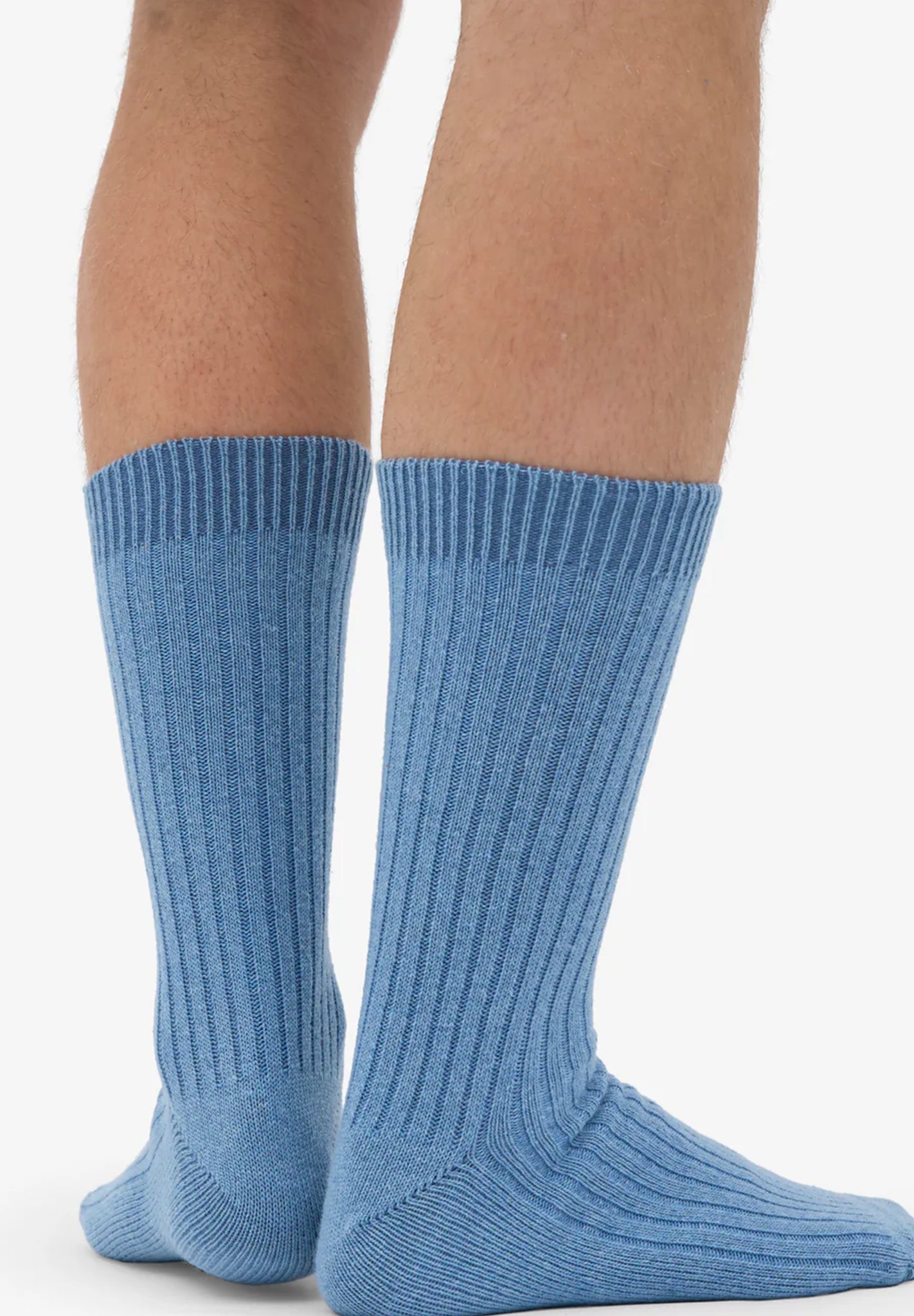 COLORFUL STANDARD - Merino Wool Blend Sock - Seaside Blue - BACKYARD