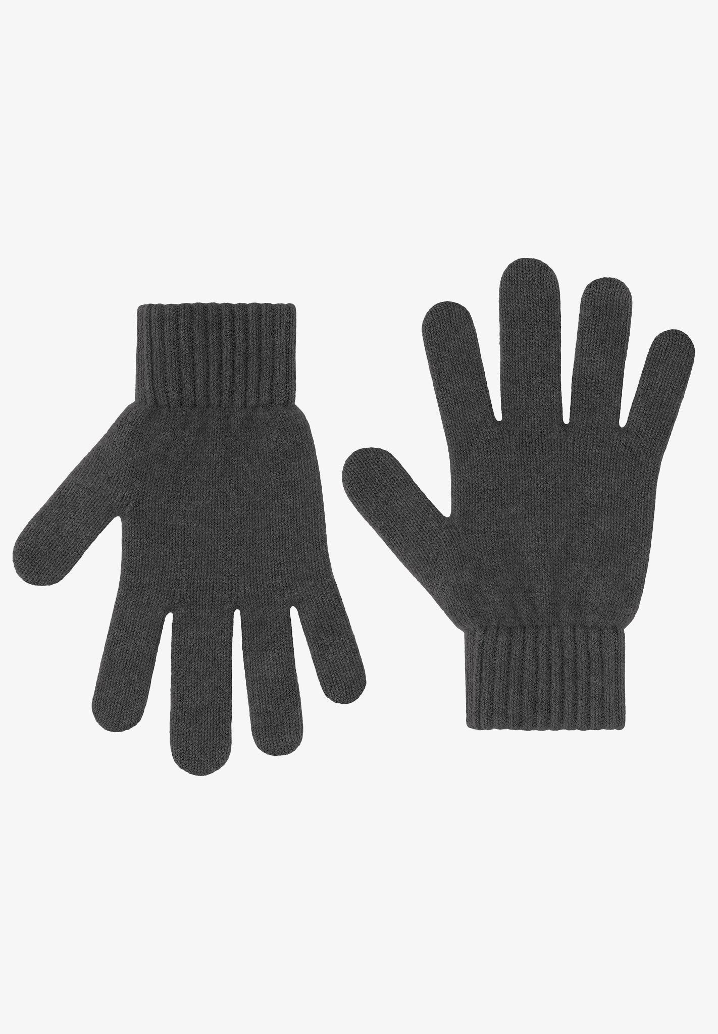 COLORFUL STANDARD - Merino Wool Gloves - Lava Grey - BACKYARD