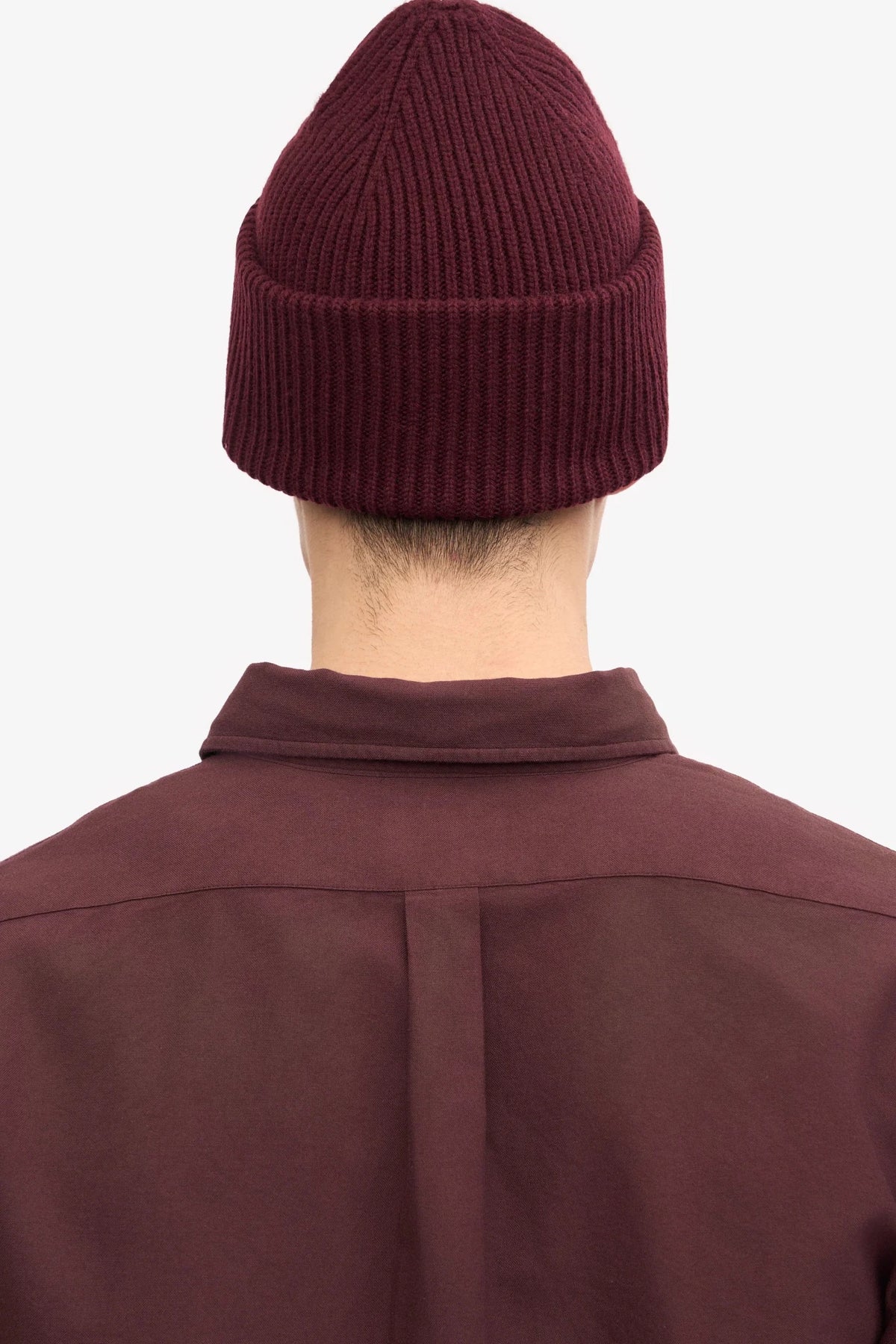 COLORFUL STANDARD-Merino Wool Hat-Oxblood Red-BACKYARD