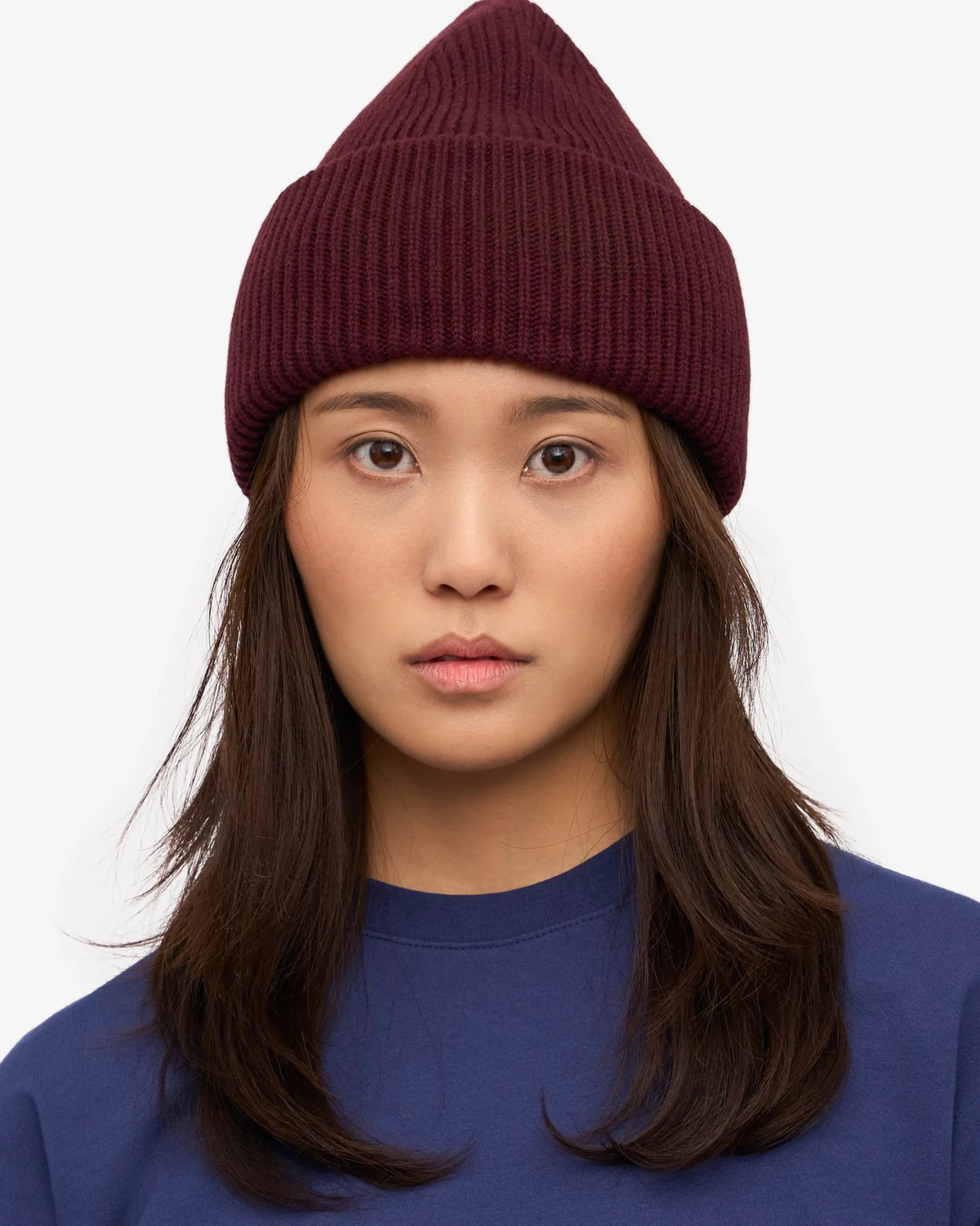 COLORFUL STANDARD-Merino Wool Hat-Oxblood Red-BACKYARD