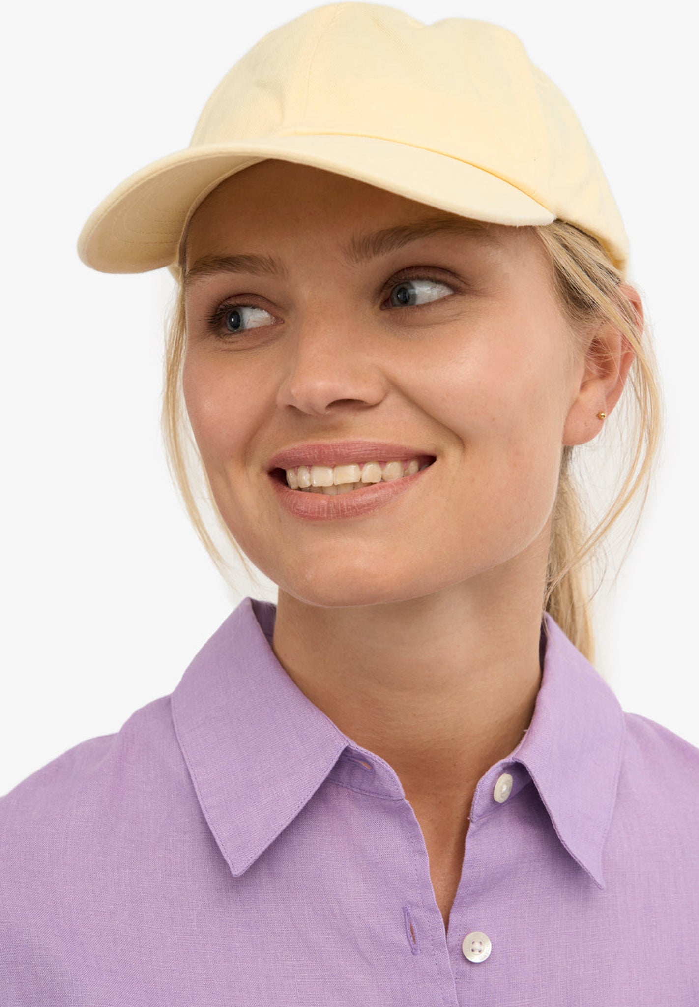 COLORFUL STANDARD - Organic Cotton Cap - Soft Yellow - BACKYARD