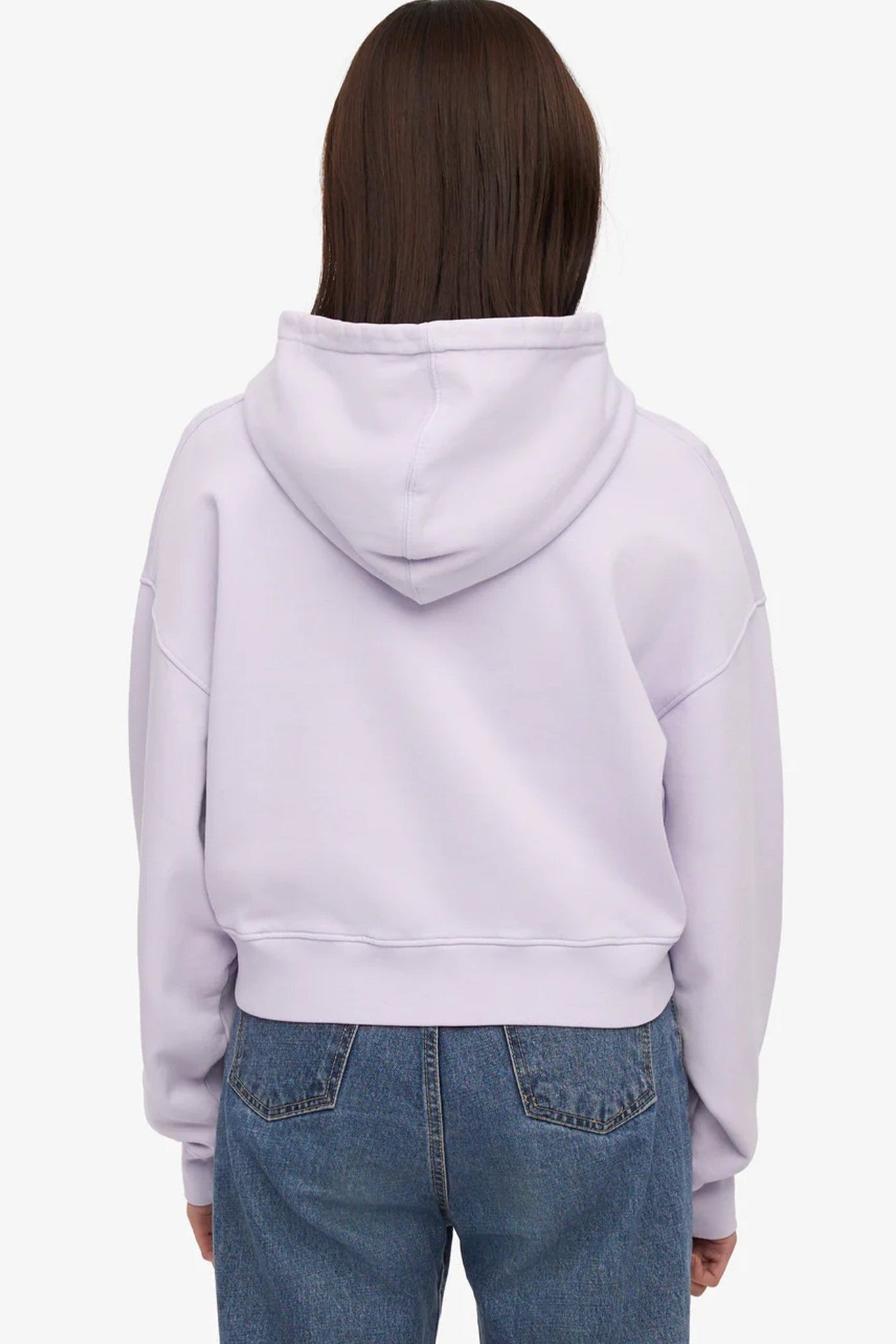 COLORFUL STANDARD - Organic Crop Zip Hood - Soft Lavender - BACKYARD