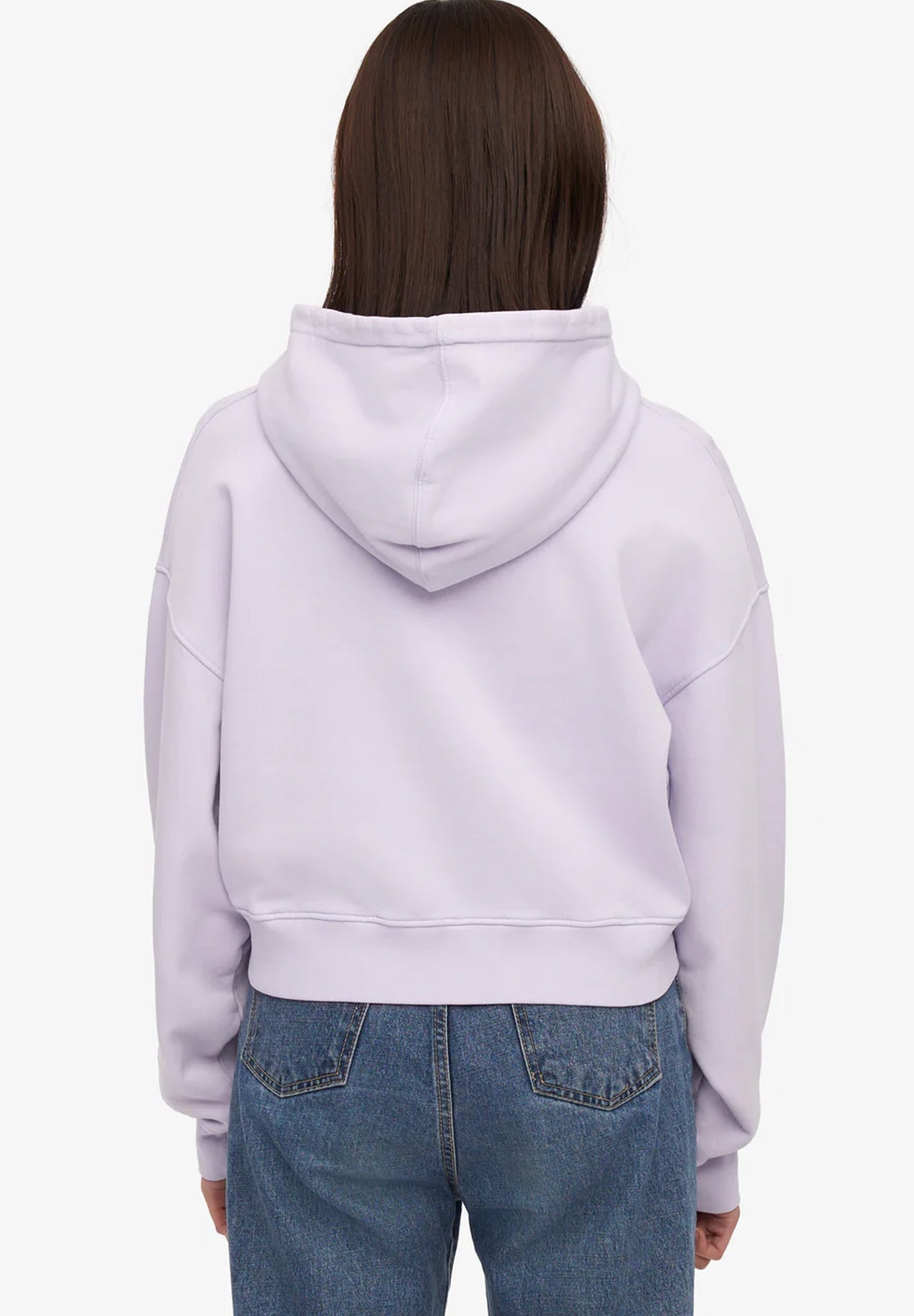 COLORFUL STANDARD - Organic Crop Zip Hood - Soft Lavender - BACKYARD