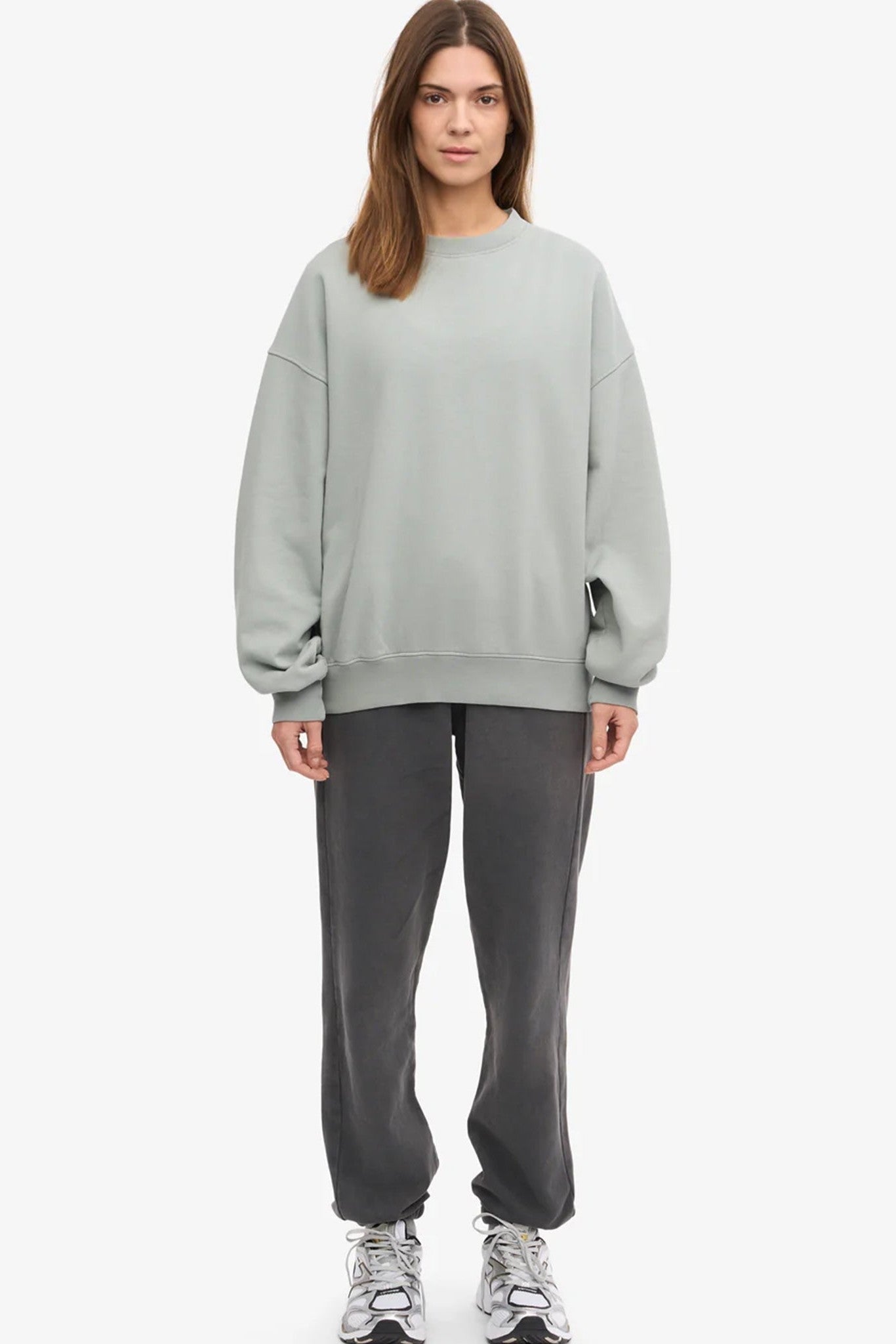 COLORFUL STANDARD - Organic Oversized Crew - Steel Blue - BACKYARD