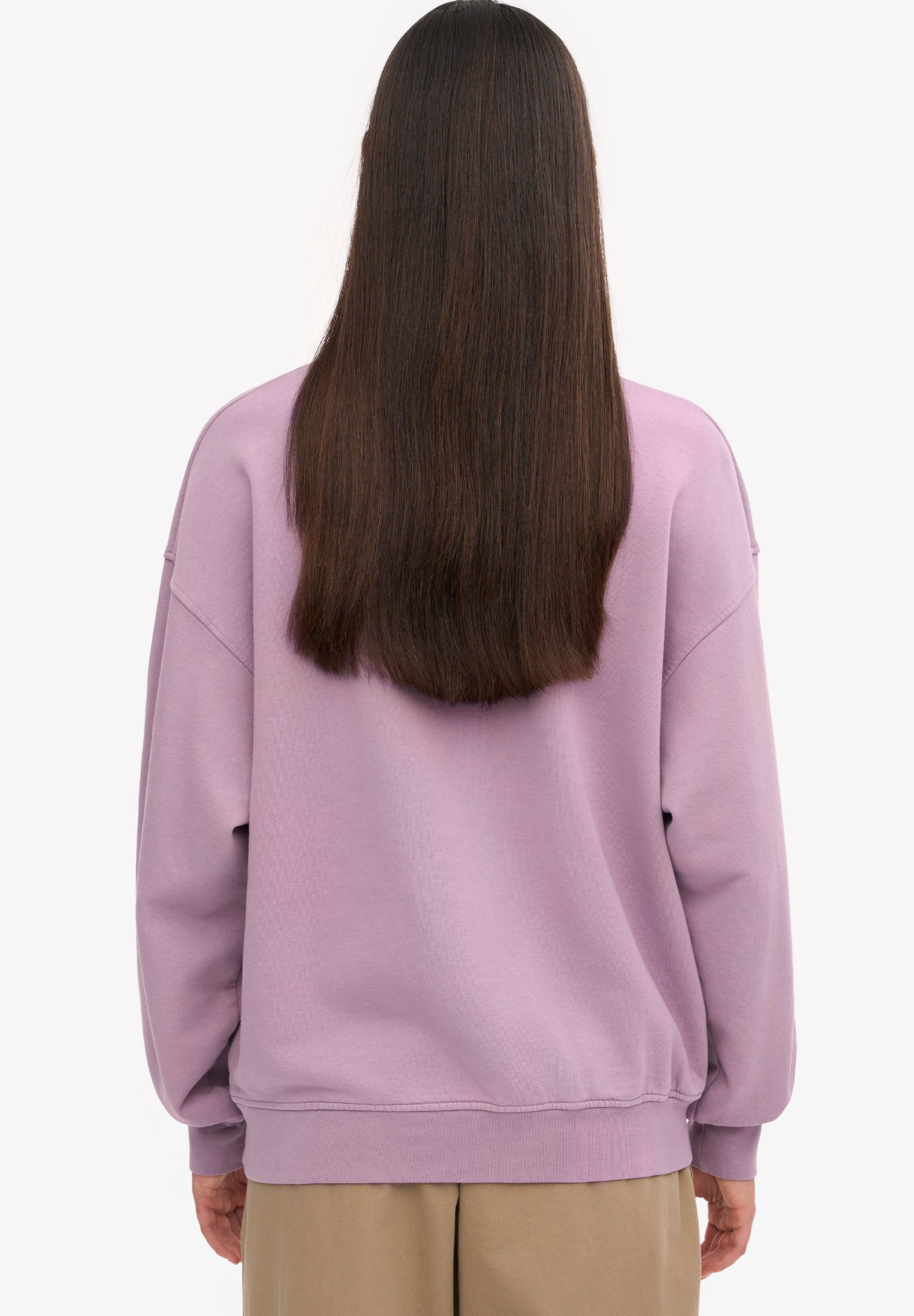 COLORFUL STANDARD - Organic Oversized Crew - Pearly Purple - BACKYARD