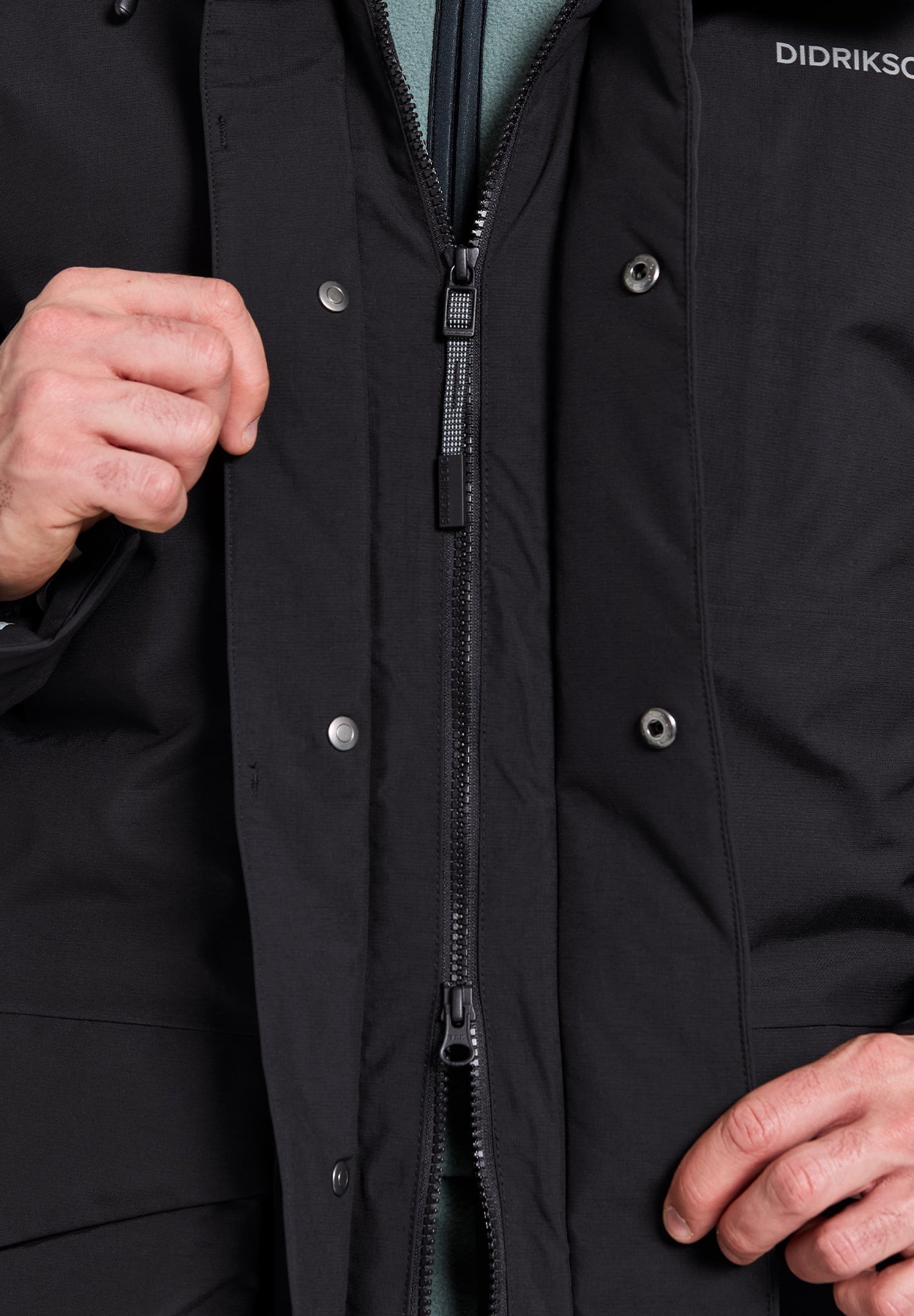 DIDRIKSONS - Akilles USX Parka 2 - Black - BACKYARD