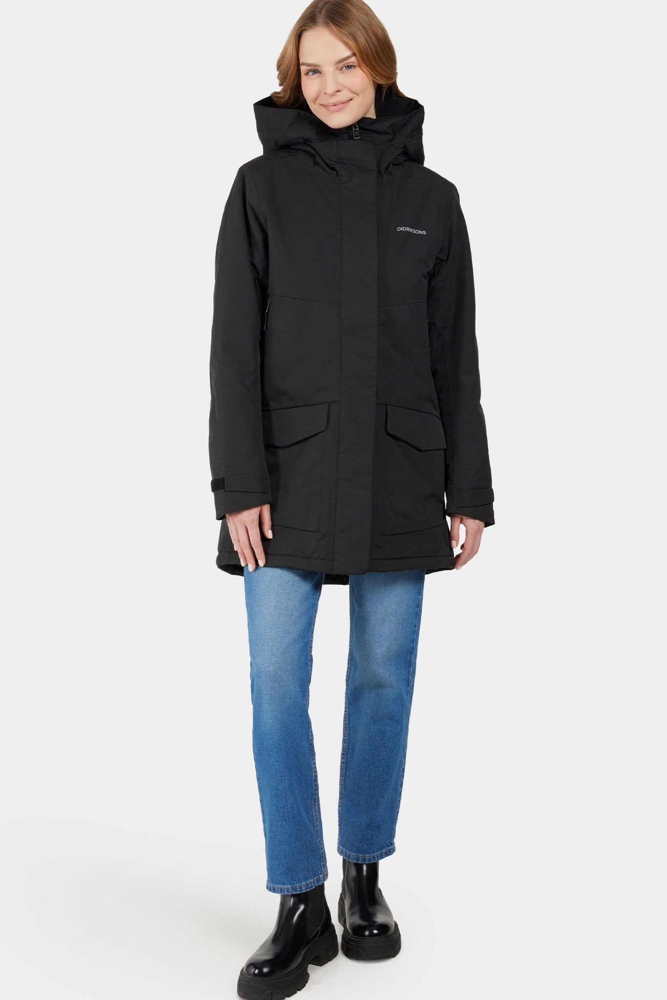 DIDRIKSONS - Frida Women's Parka 7 - Black - BACKYARD