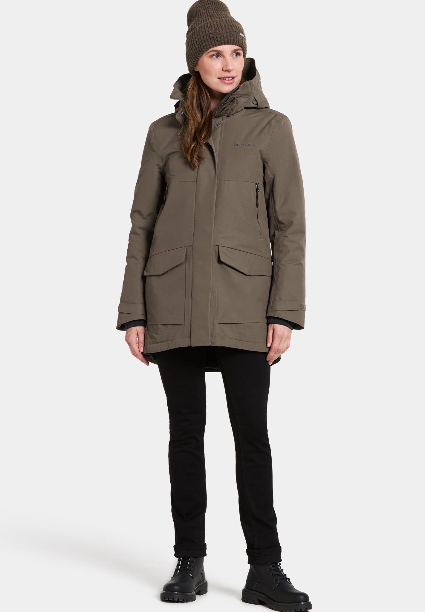 DIDRIKSONS - Frida Women's Parka 7 - Mocha Brown - BACKYARD