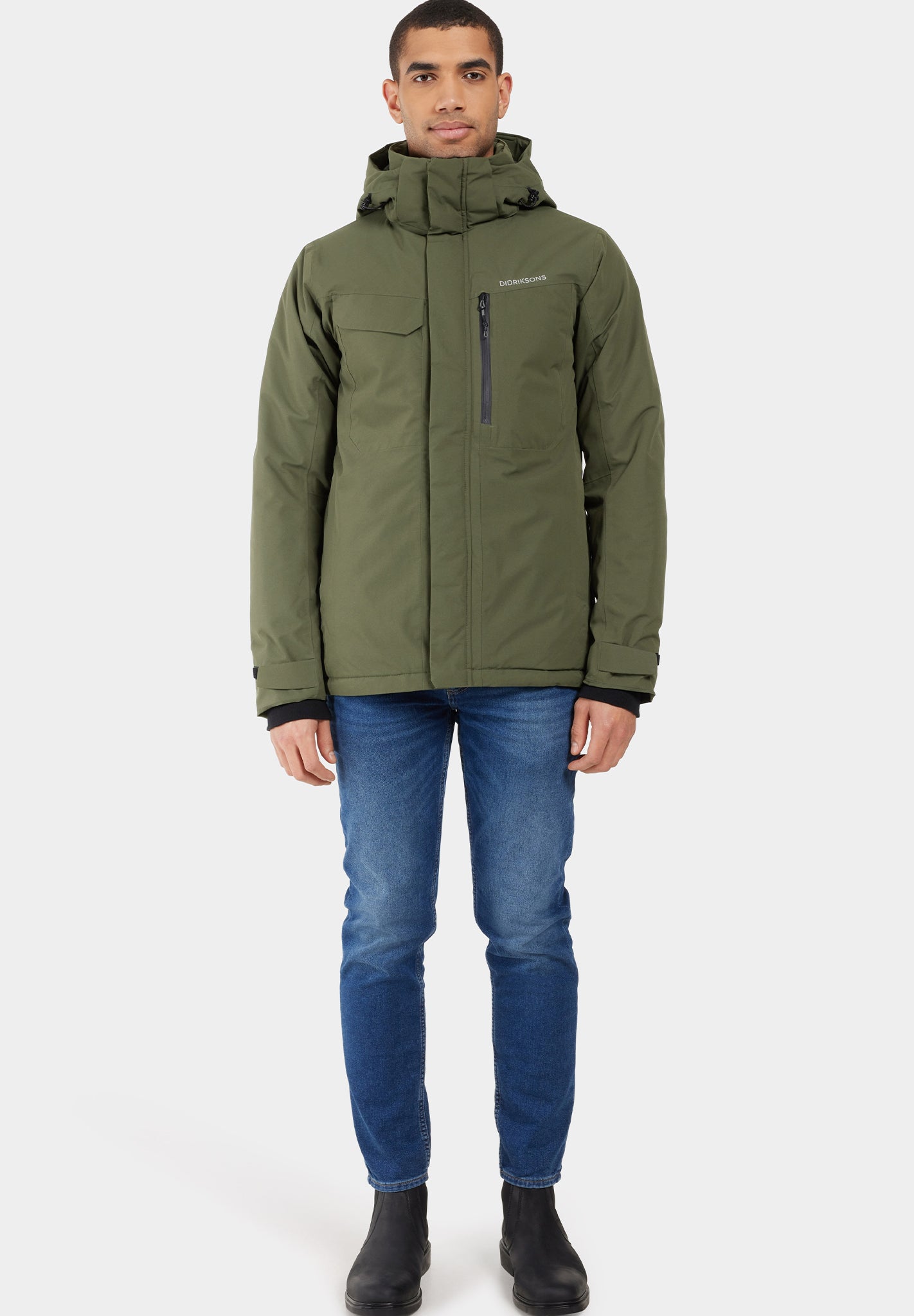 DIDRIKSONS - Stefan USX Jacket - Deep Green - BACKYARD