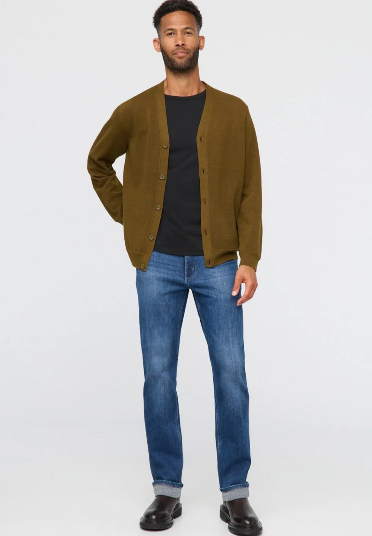 DUER - Tech Fleece Denim Straight - Classic Indigo - BACKYARD