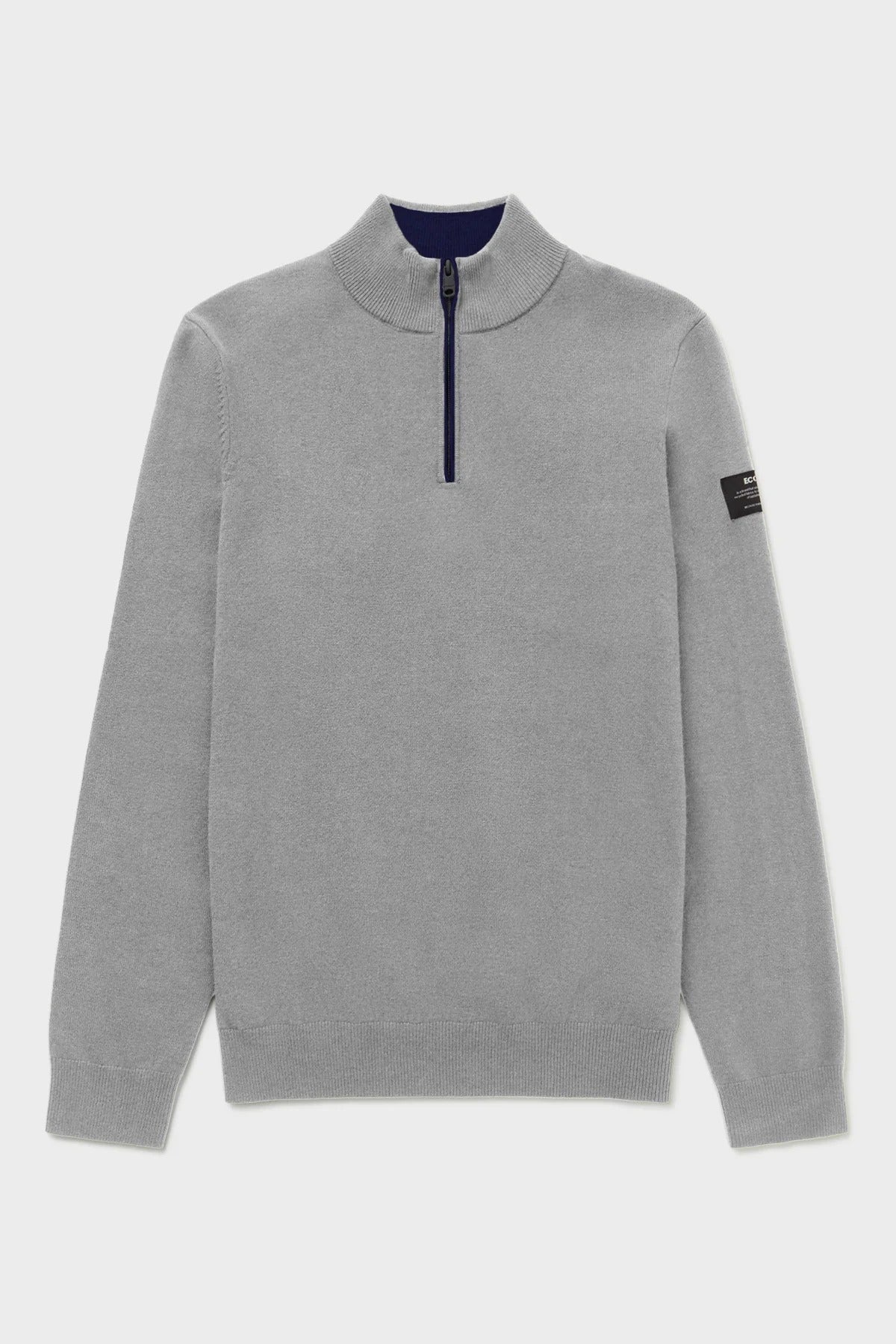 ECOALF-Larch Knit-Light Grey Melange-BACKYARD