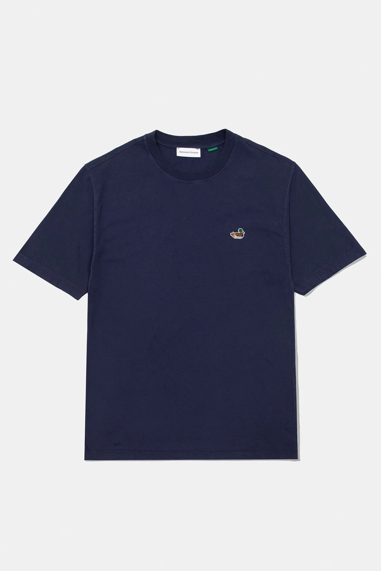 EDMMOND STUDIOS - Duck Patch T-Shirt - Plain Navy - BACKYARD