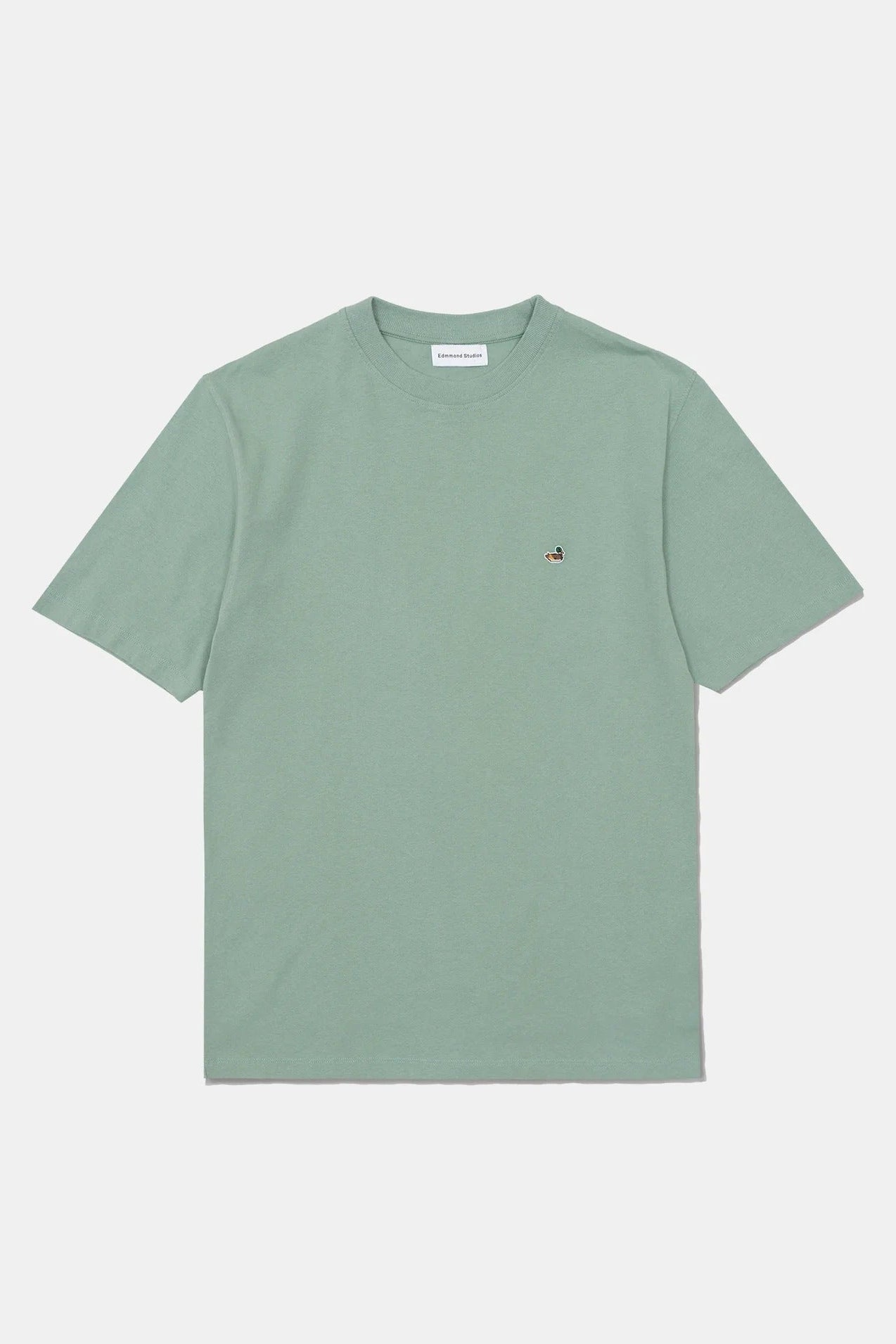 EDMMOND STUDIOS - Duck Patch T-Shirt - Plain Sage Green - BACKYARD