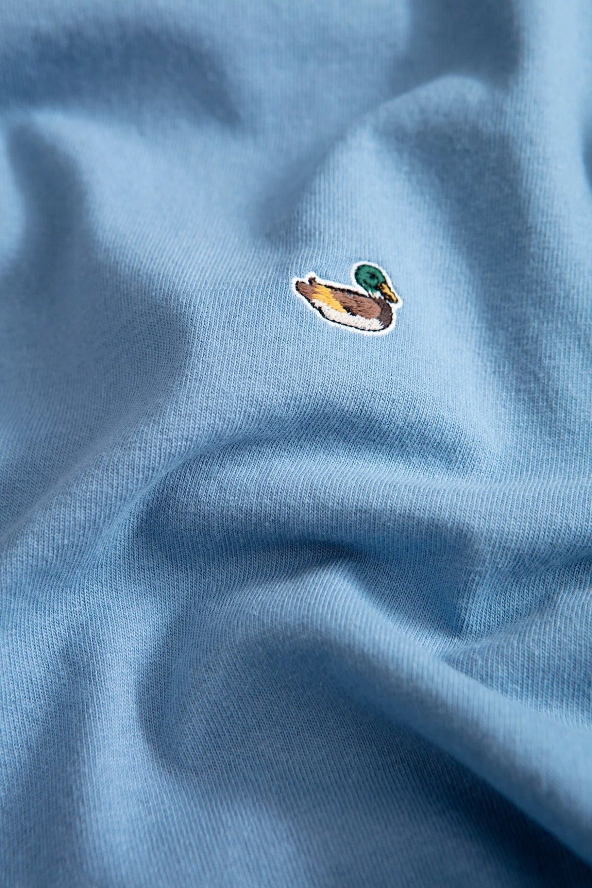 EDMMOND STUDIOS-Duck Patch T-Shirt-Plain Steel-BACKYARD