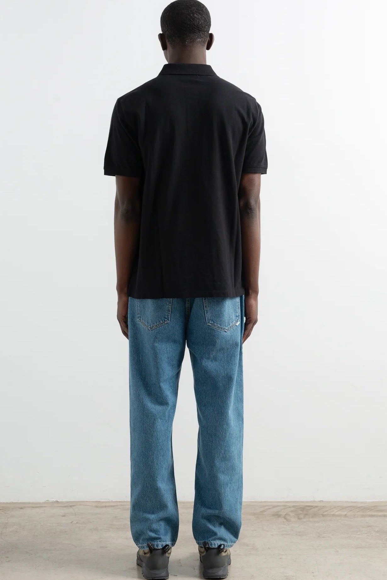 EDMMOND STUDIOS - Duck Polo - Plain Black - BACKYARD