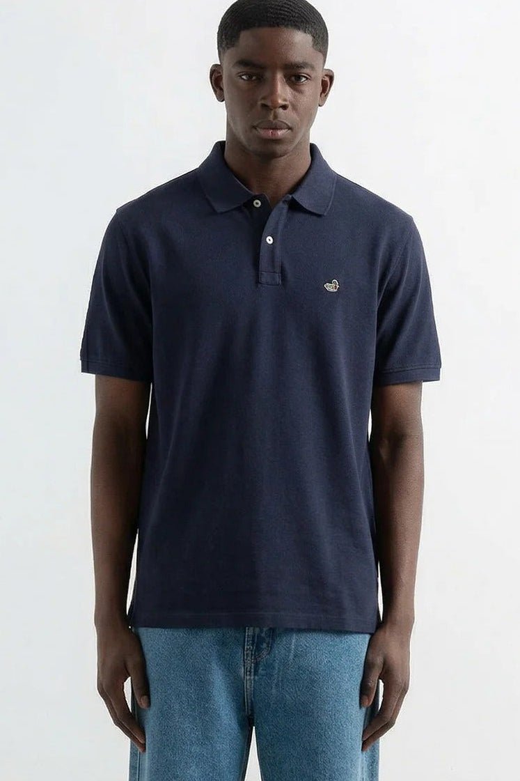 EDMMOND STUDIOS - Duck Polo - Plain Navy - BACKYARD