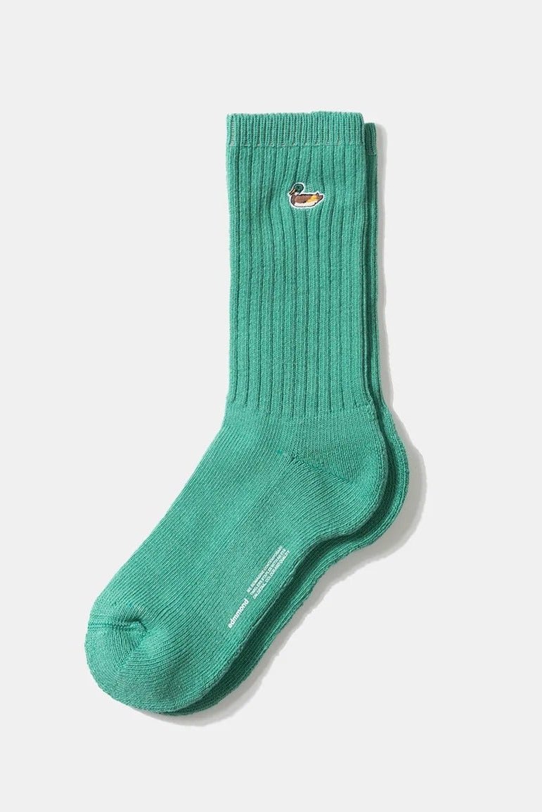 EDMMOND STUDIOS - Duck Socks - Plain Mint - BACKYARD