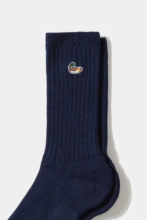 EDMMOND STUDIOS - Duck Socks - Plain Navy - BACKYARD