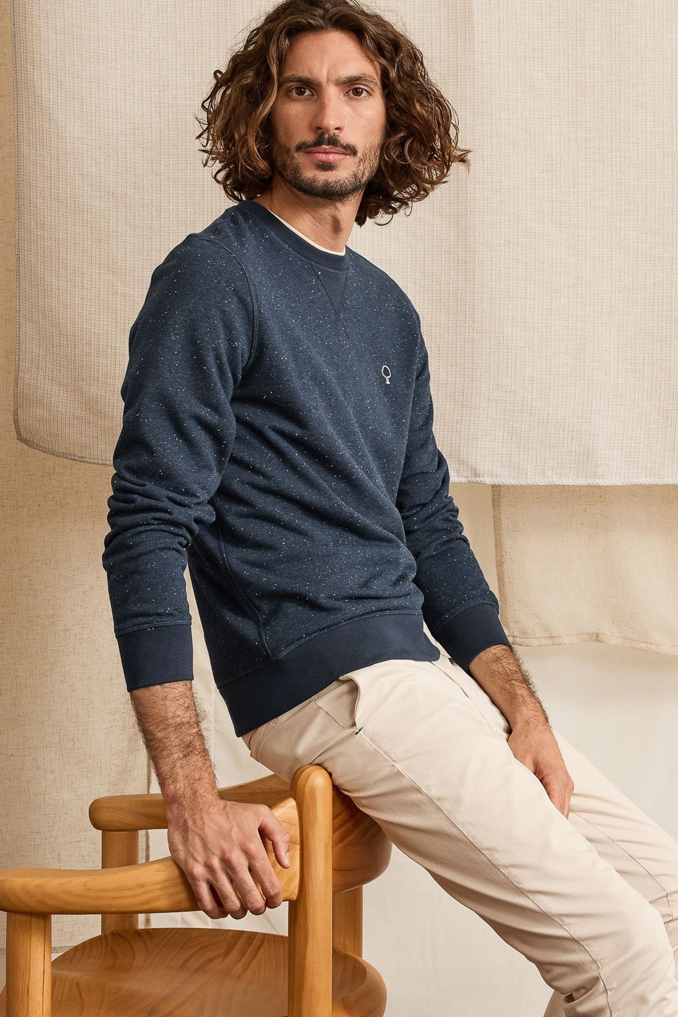 FAGUO - Donon Sweat Cotton - Navy - BACKYARD