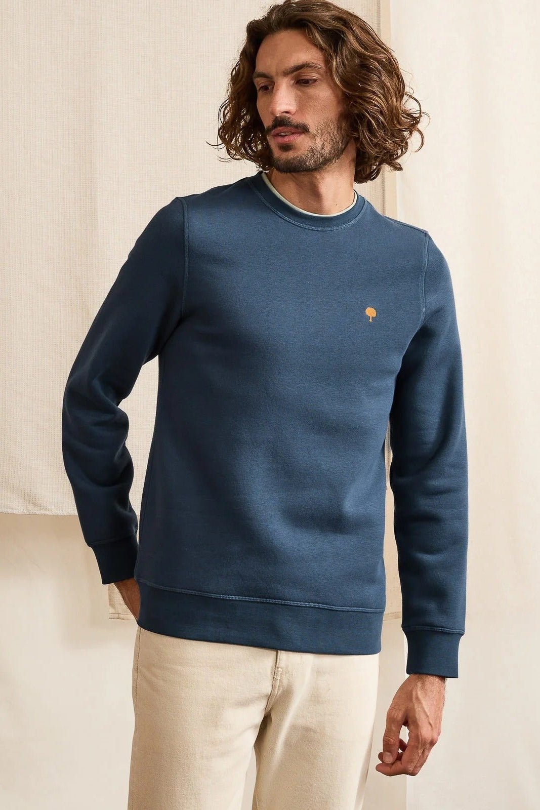 FAGUO-Donzy Sweat Knit-Blue-BACKYARD