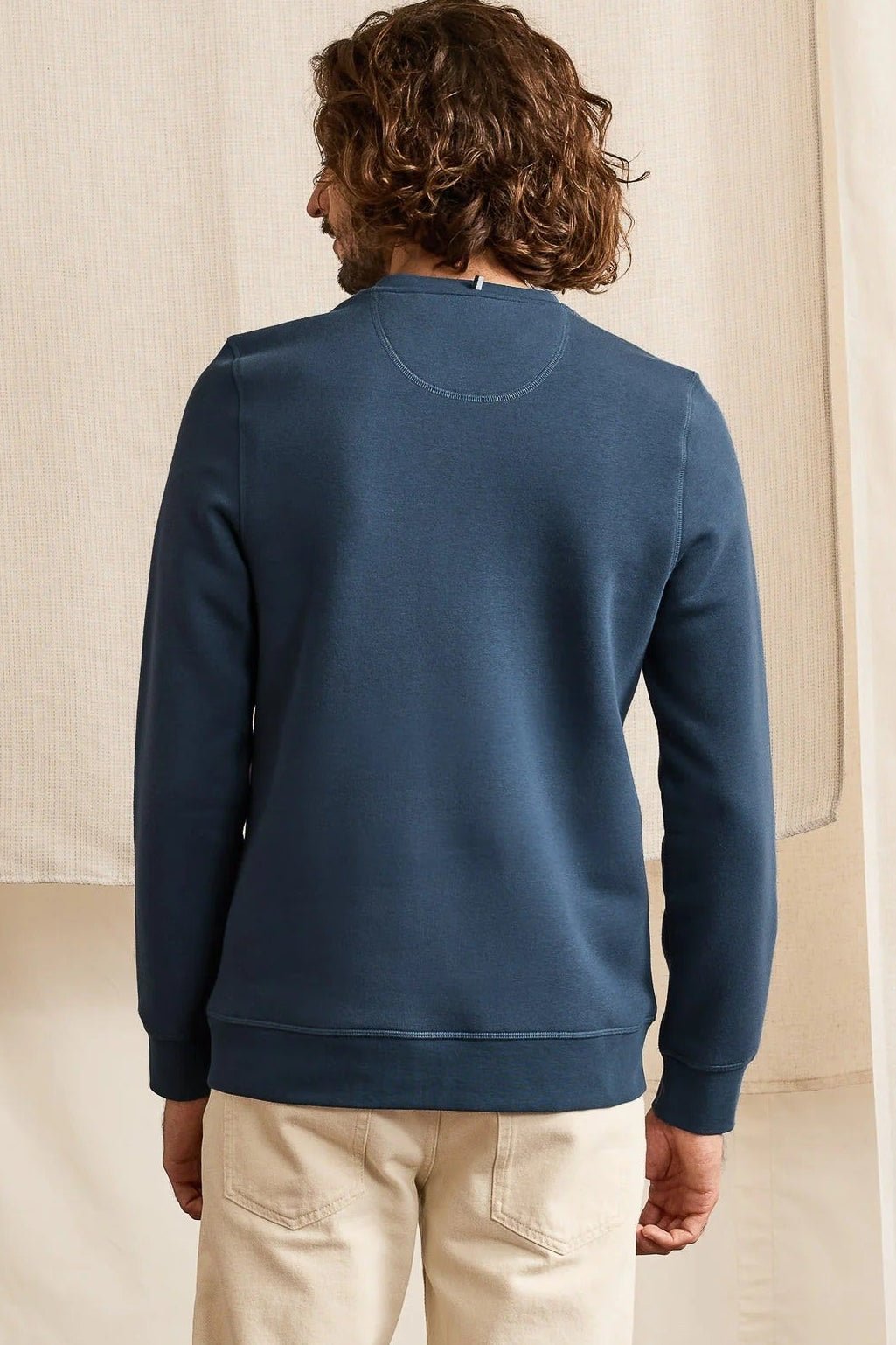 FAGUO-Donzy Sweat Knit-Blue-BACKYARD