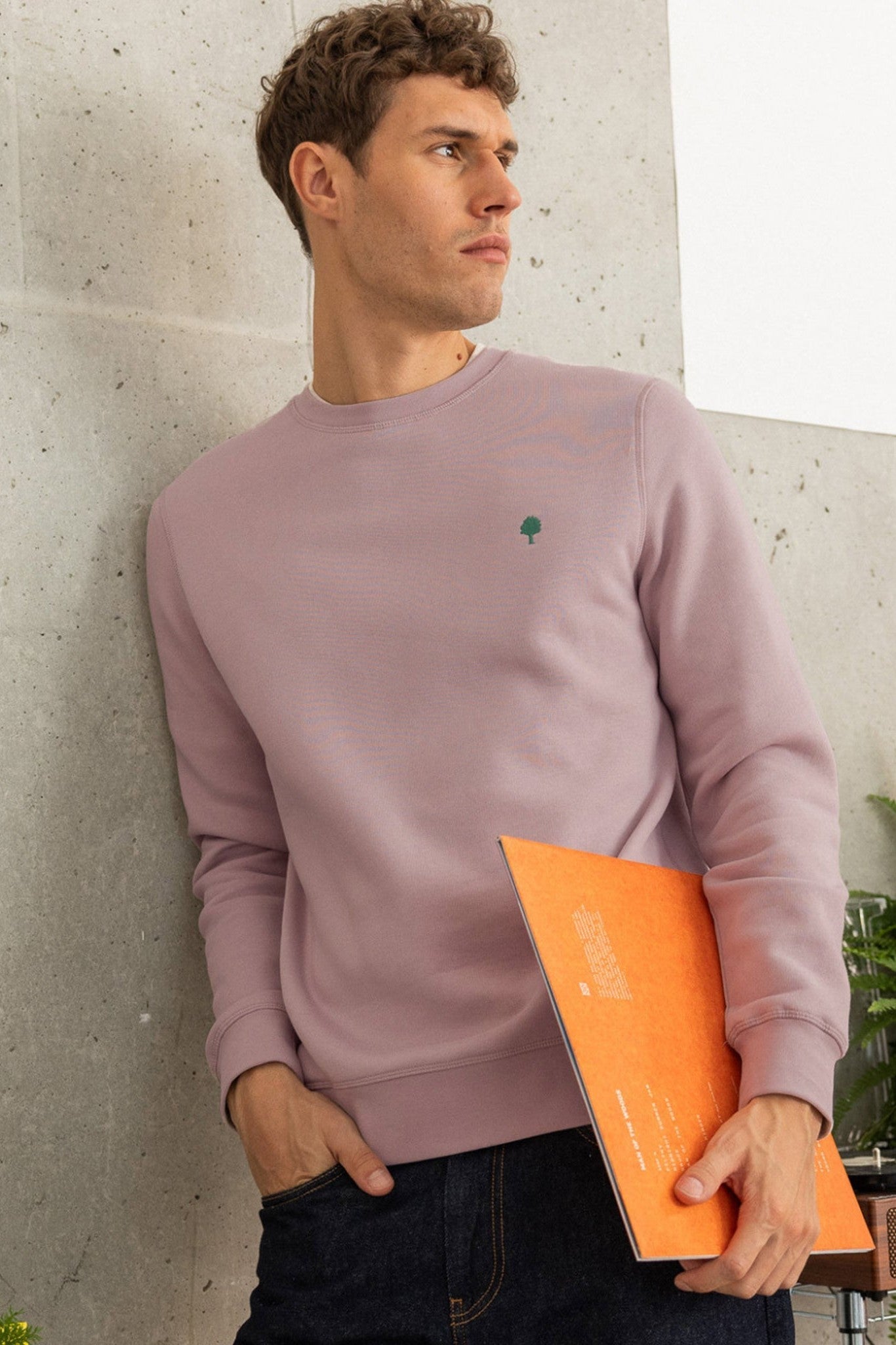 FAGUO - Donzy Sweat Knit - Greyish Parme - BACKYARD