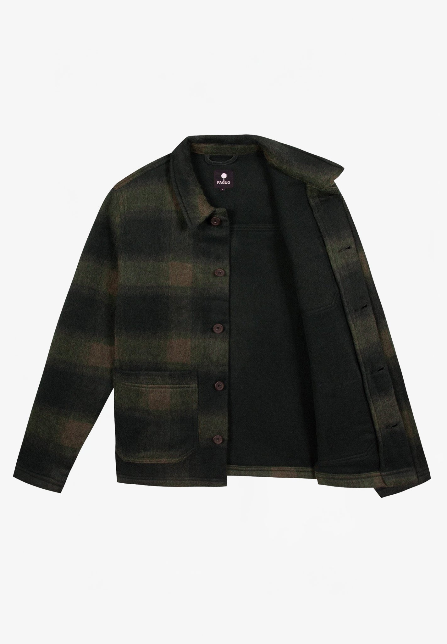 FAGUO - Lorge Outerwear Woven - Leaf Green Light Beige - BACKYARD