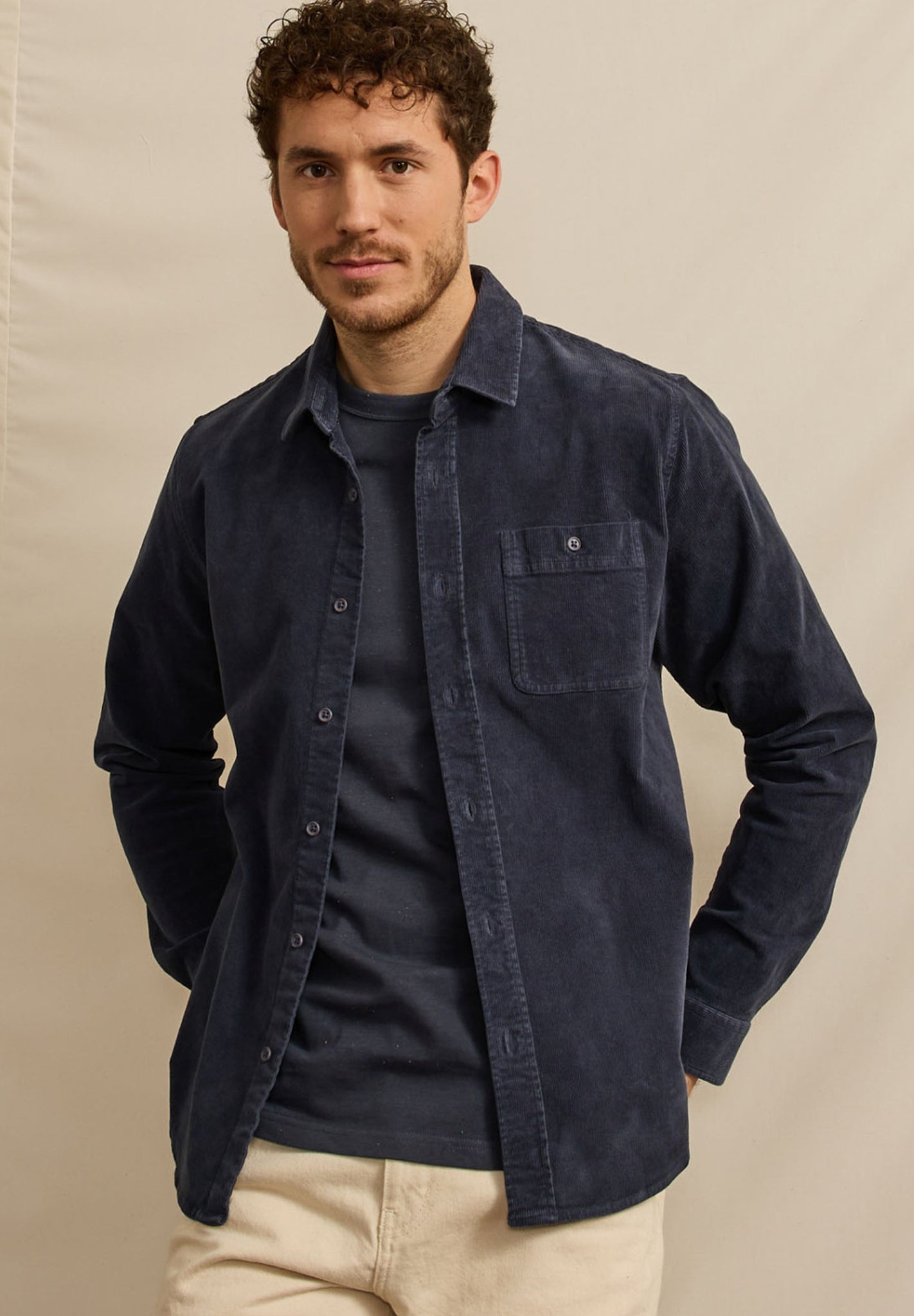 FAGUO - Onca Shirt Woven - Navy - BACKYARD