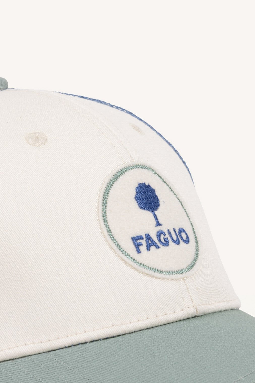 FAGUO - Trucker Cap Heads Woven - Khaki 31 - BACKYARD