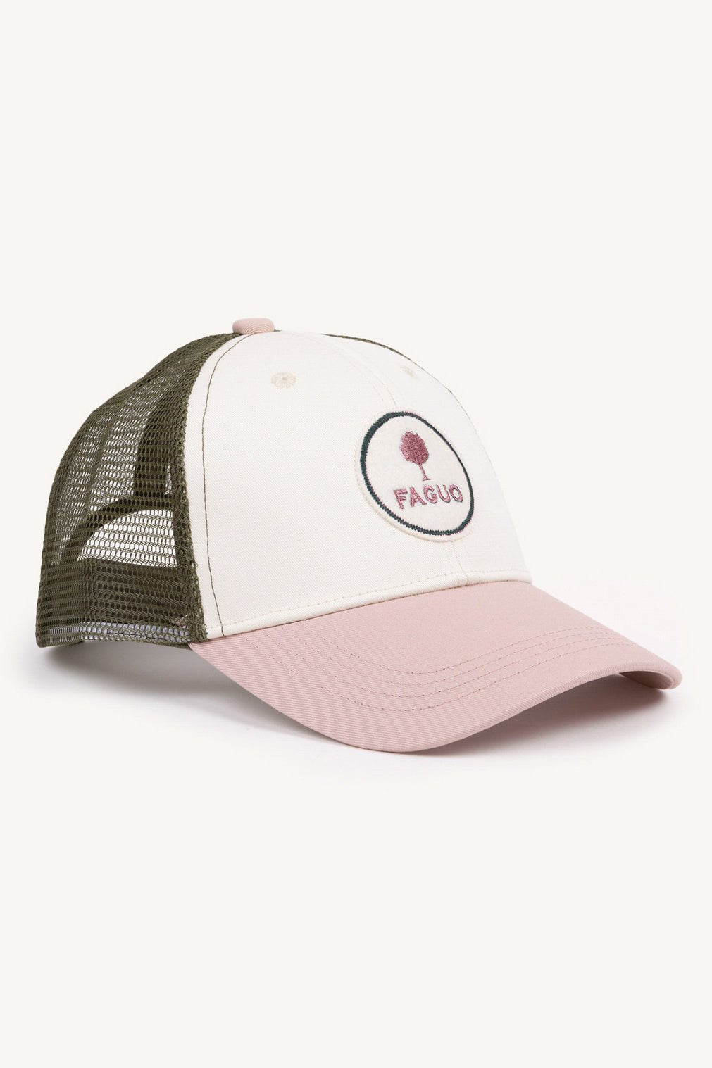 FAGUO - Trucker Cap Heads Woven - Pink 15 - BACKYARD