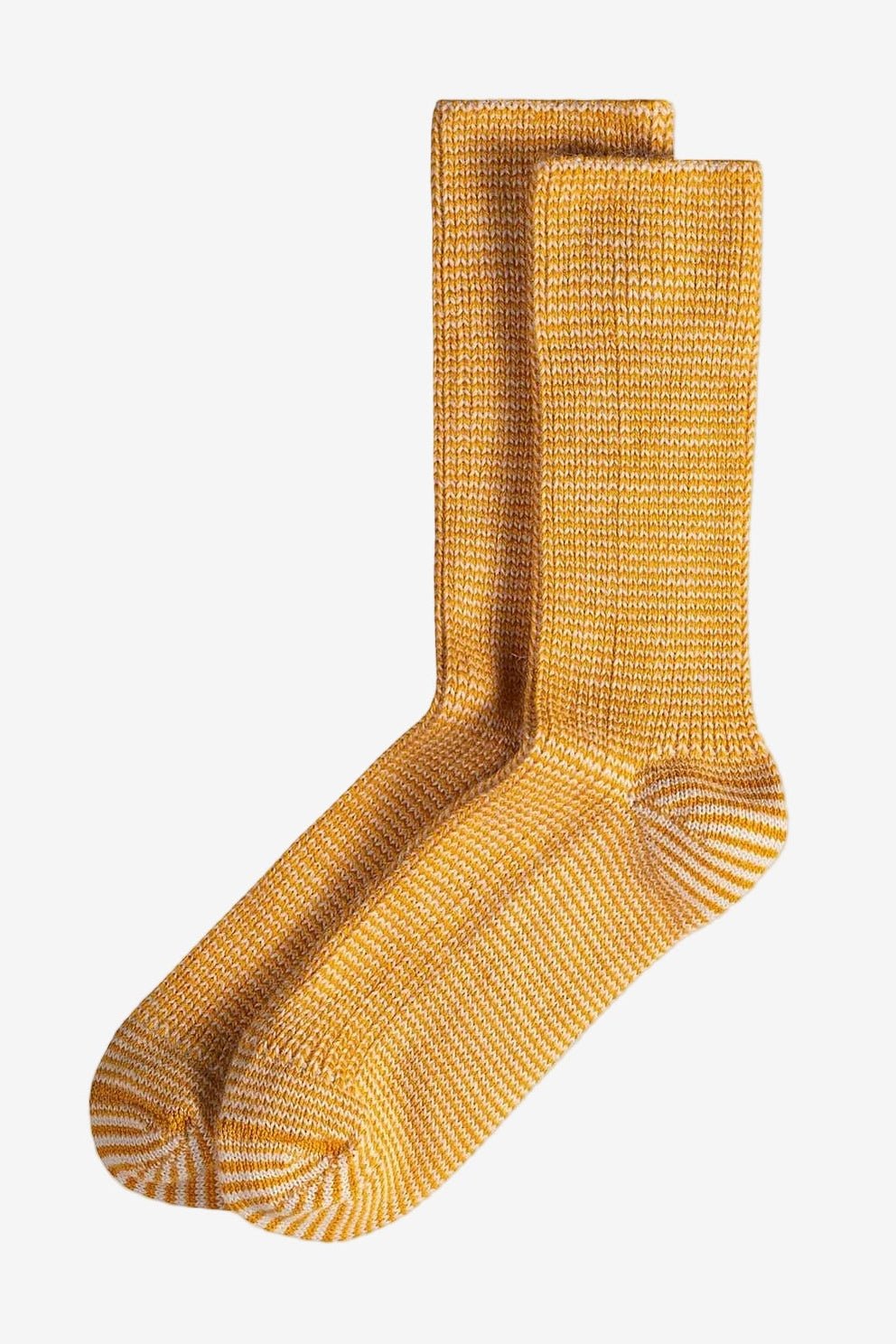 FERDINAND-Boho Socks-Stripes Yellow White-BACKYARD