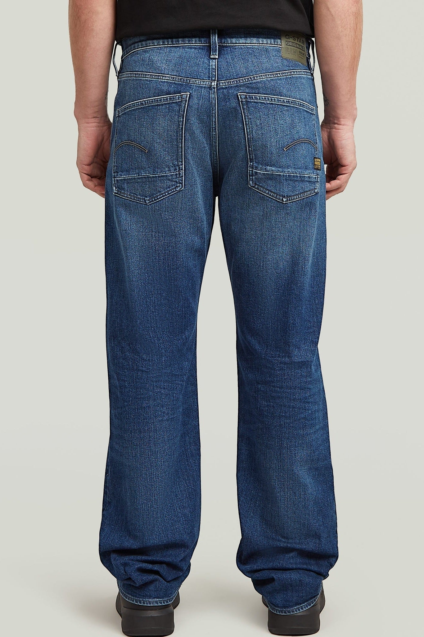 G - STAR - Dakota Regular Straight - Worn In Waterspouts - BACKYARD