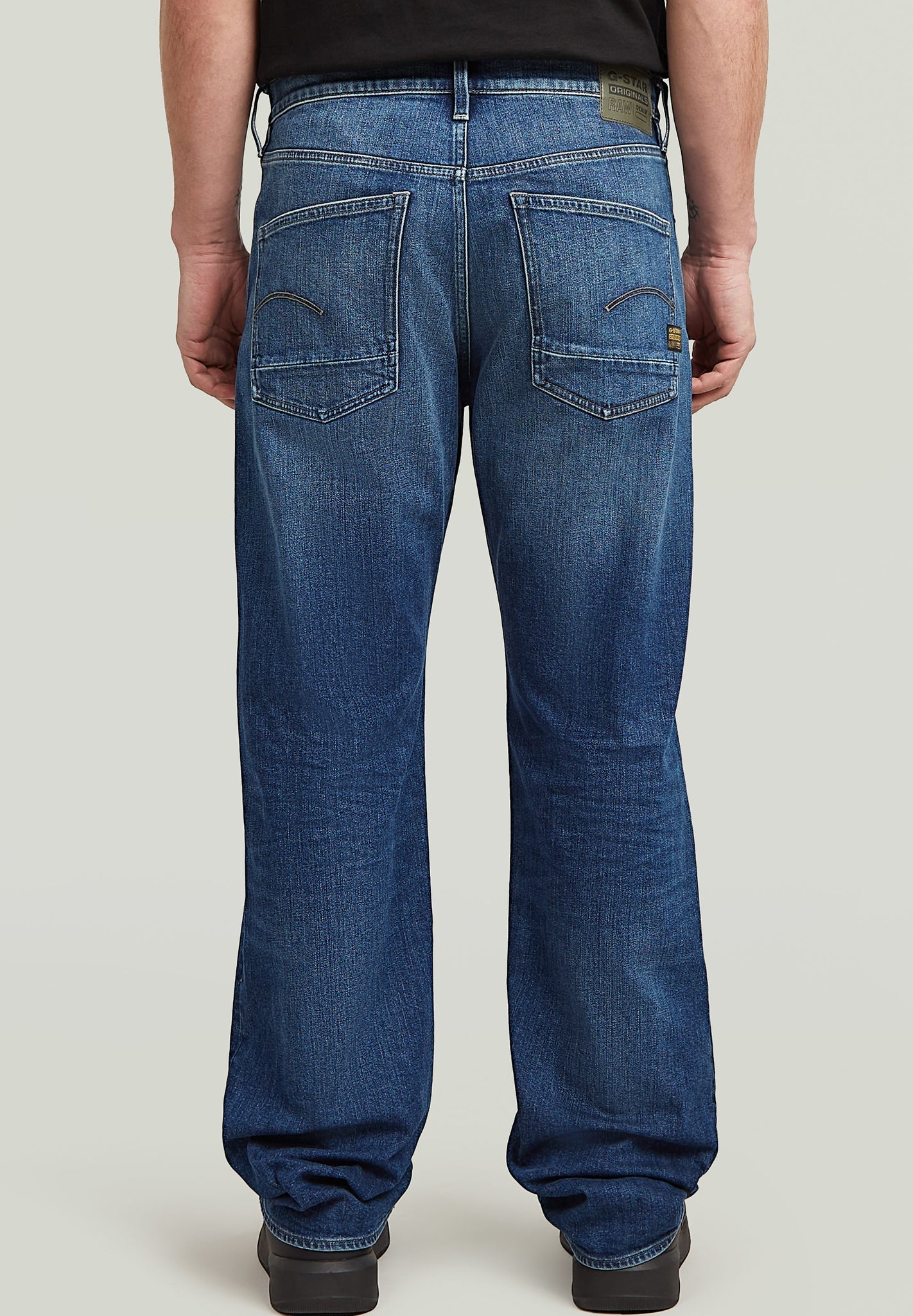 G - STAR - Dakota Regular Straight - Worn In Waterspouts - BACKYARD