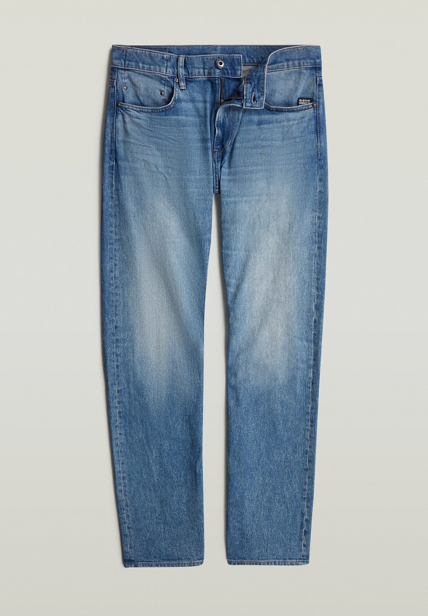 G - STAR - Mosa Straight - Sun Faded Blue Donau - BACKYARD