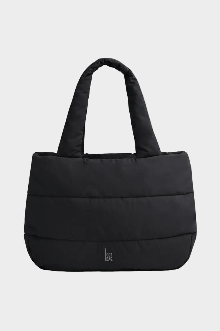 GOT BAG-Puffer Horizon Tote Bag-Black-BACKYARD