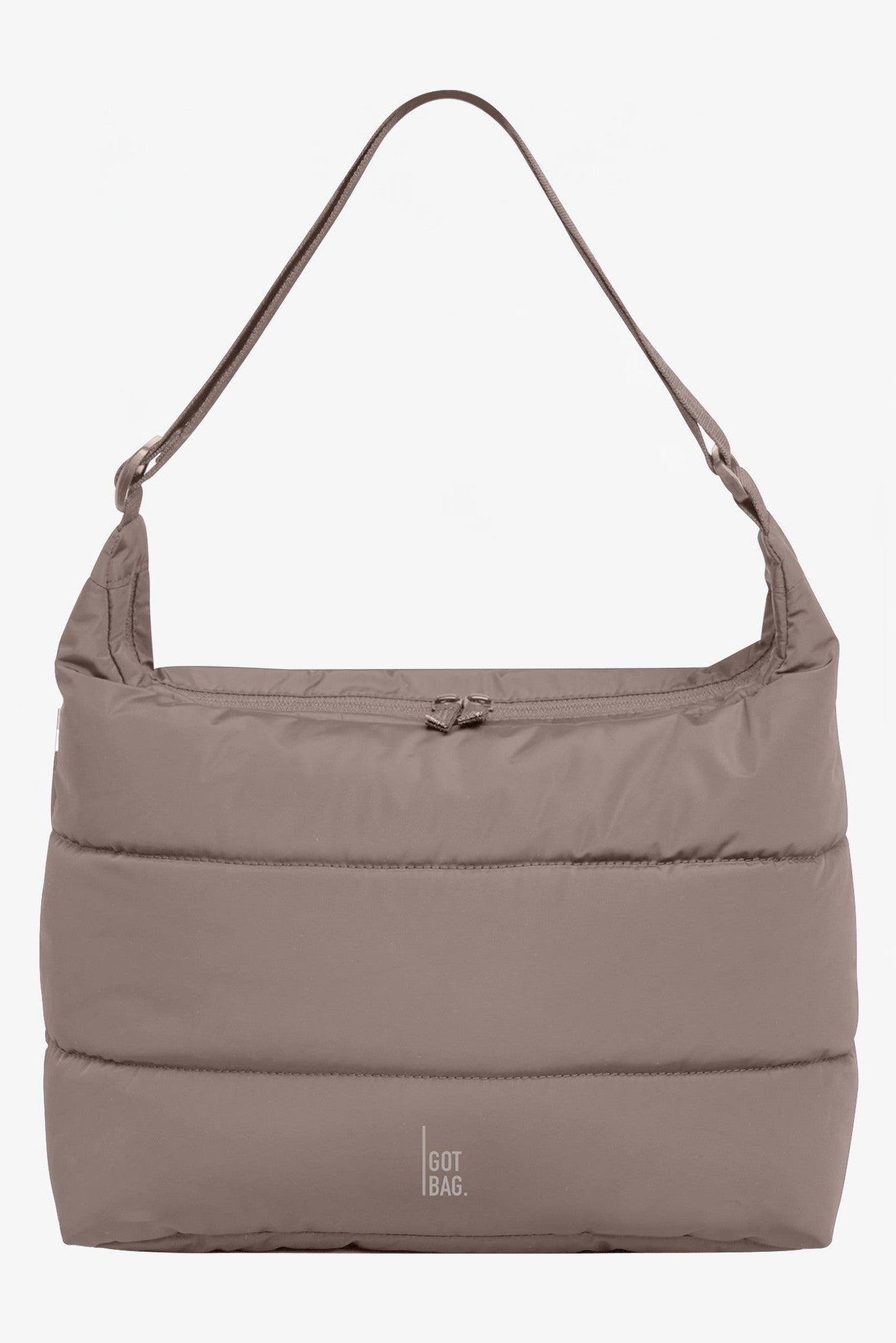 GOT BAG - Puffer Square Bag Large - Oyster Monochrome - BACKYARD