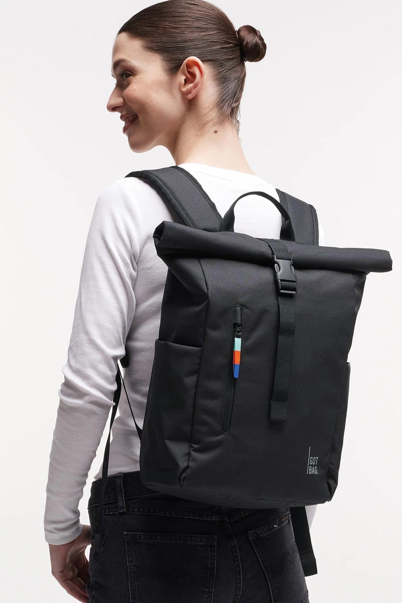 GOT BAG - Rolltop Easy Small - Black - BACKYARD