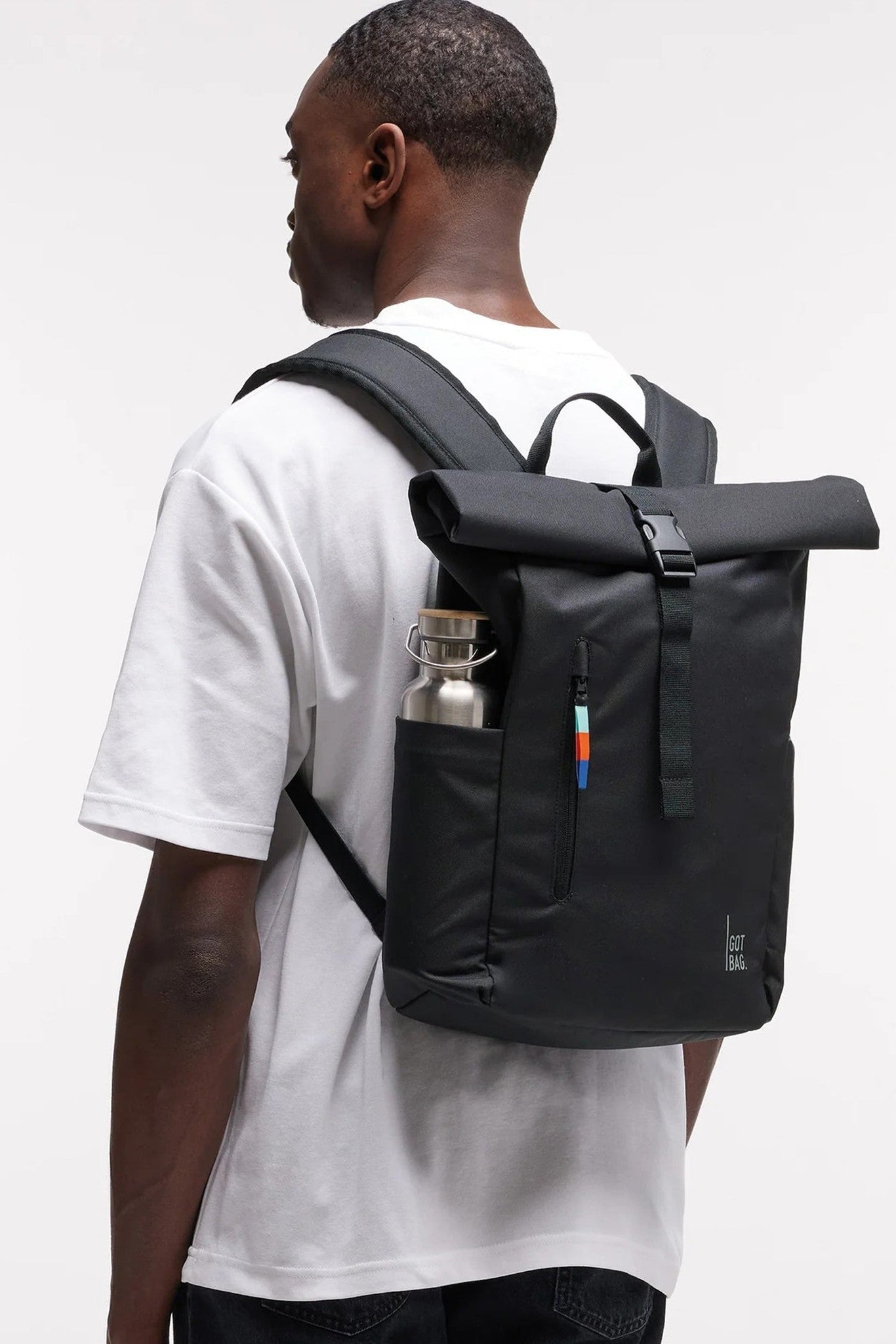 GOT BAG - Rolltop Easy Small - Black - BACKYARD