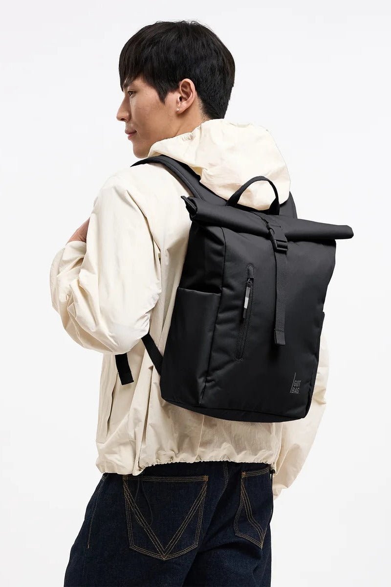 GOT BAG-Rolltop Easy Small Monochrome-Black-BACKYARD