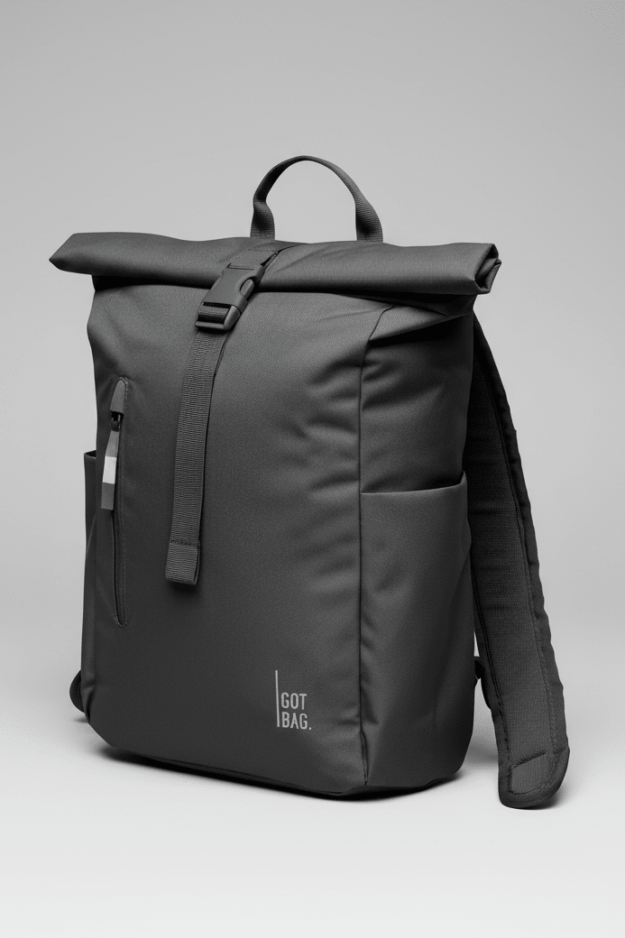GOT BAG - Rolltop Easy Small Monochrome - Shark - BACKYARD