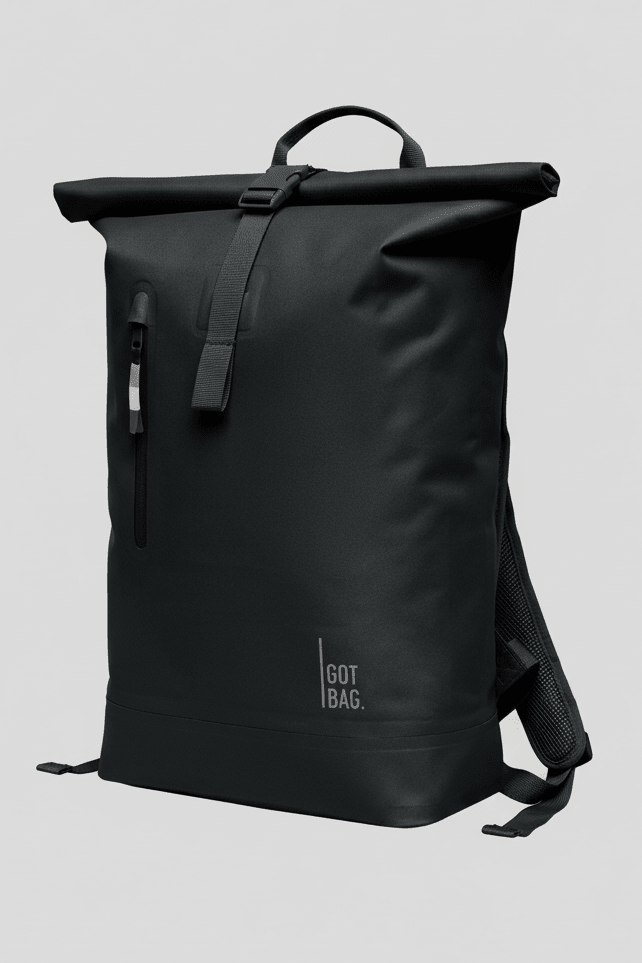 GOT BAG - Rolltop Lite 2.0 Monochrome - Black - BACKYARD